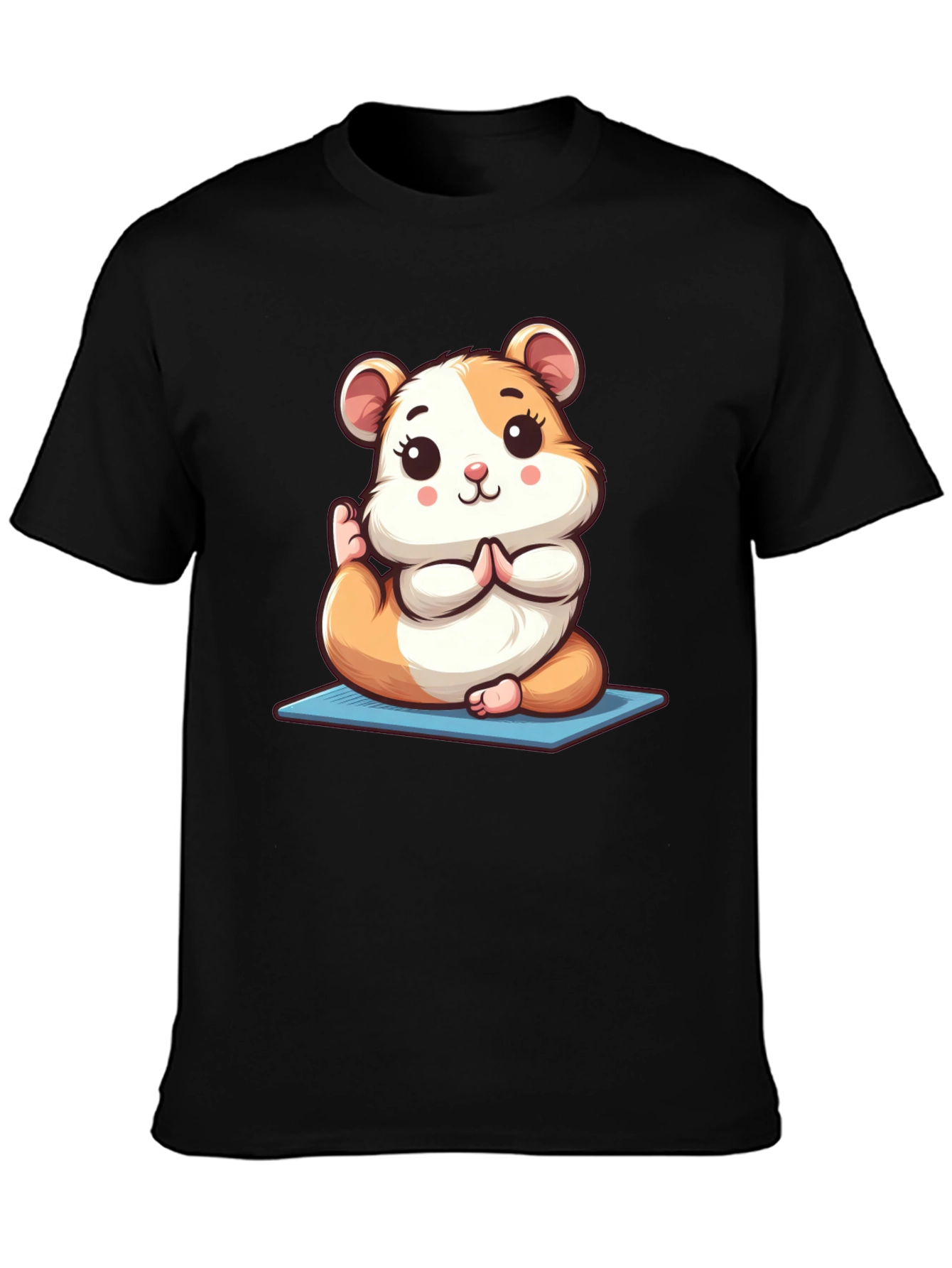 Yoga Hamster Tee - Meditating Rodent T-Shirt