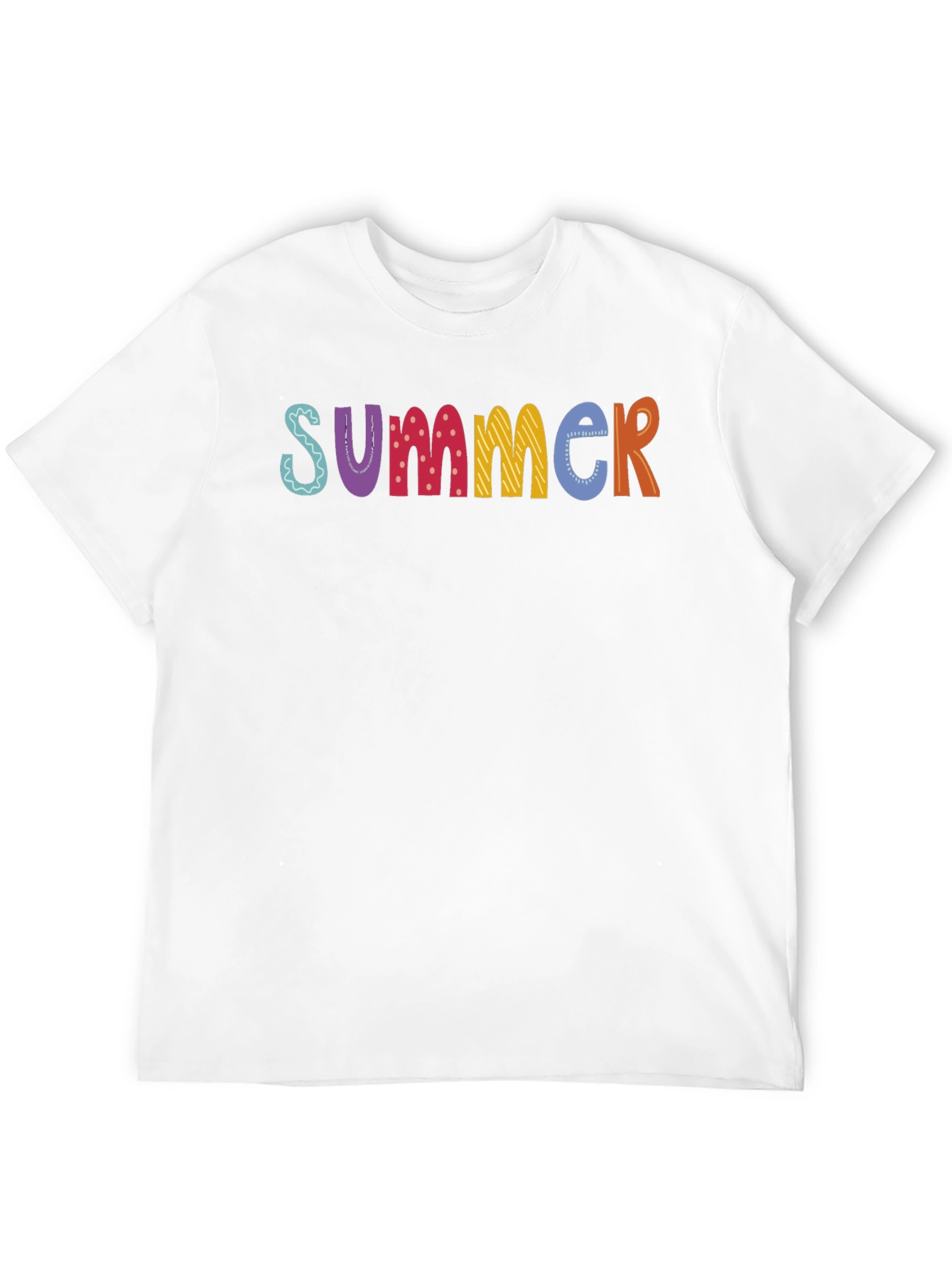Summer Graphic T-Shirt - Fun Colorful Design
