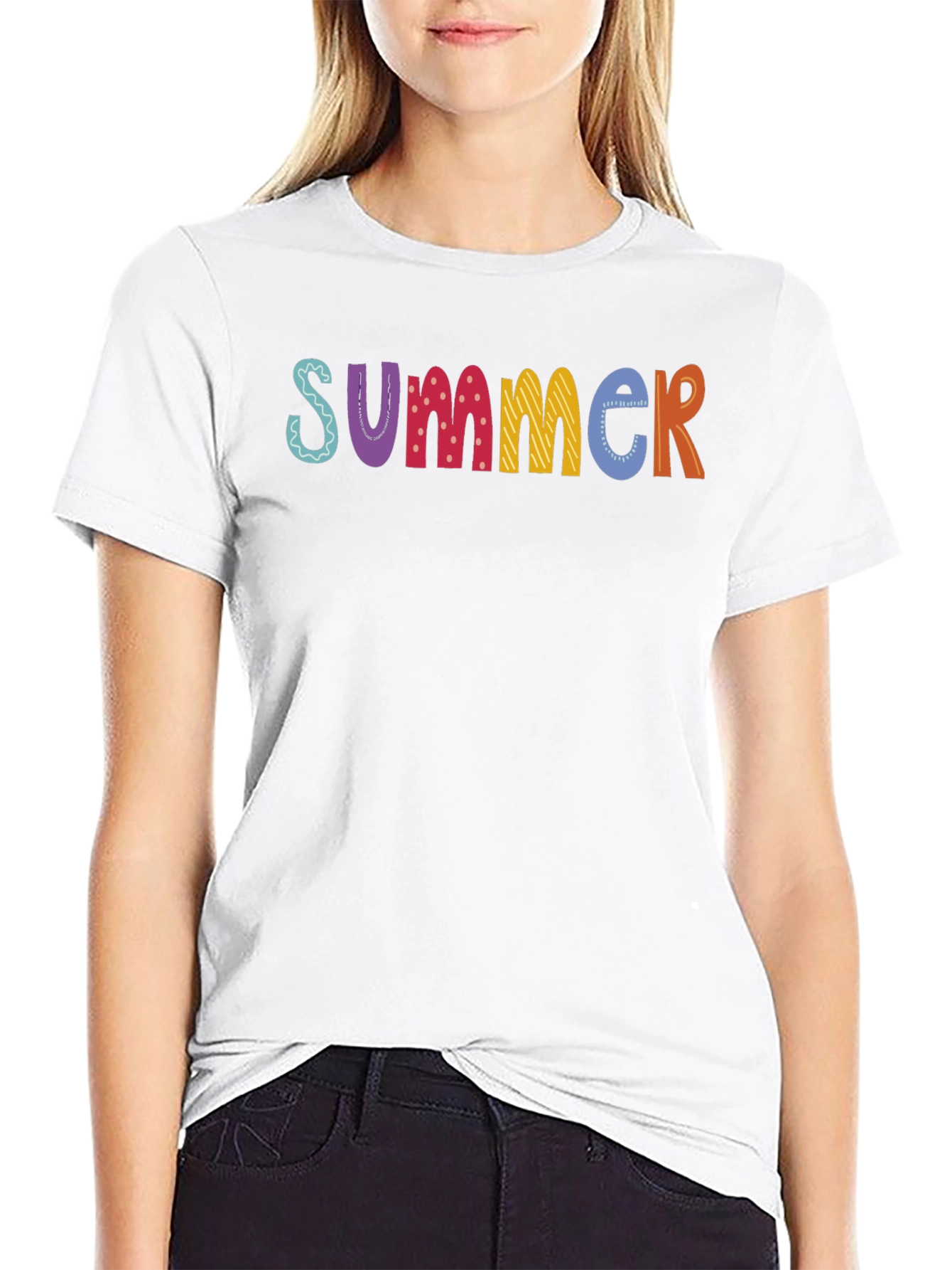 Summer Graphic T-Shirt - Fun Colorful Design