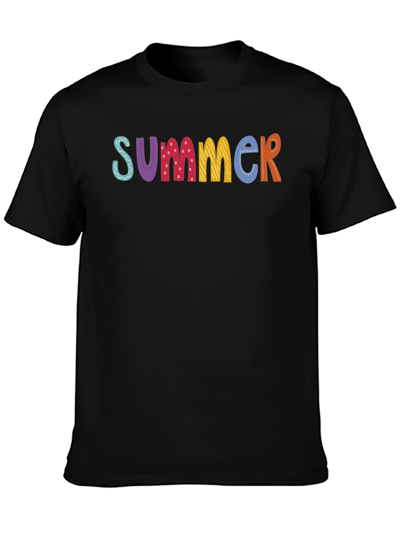 Summer Graphic T-Shirt - Fun Colorful Design