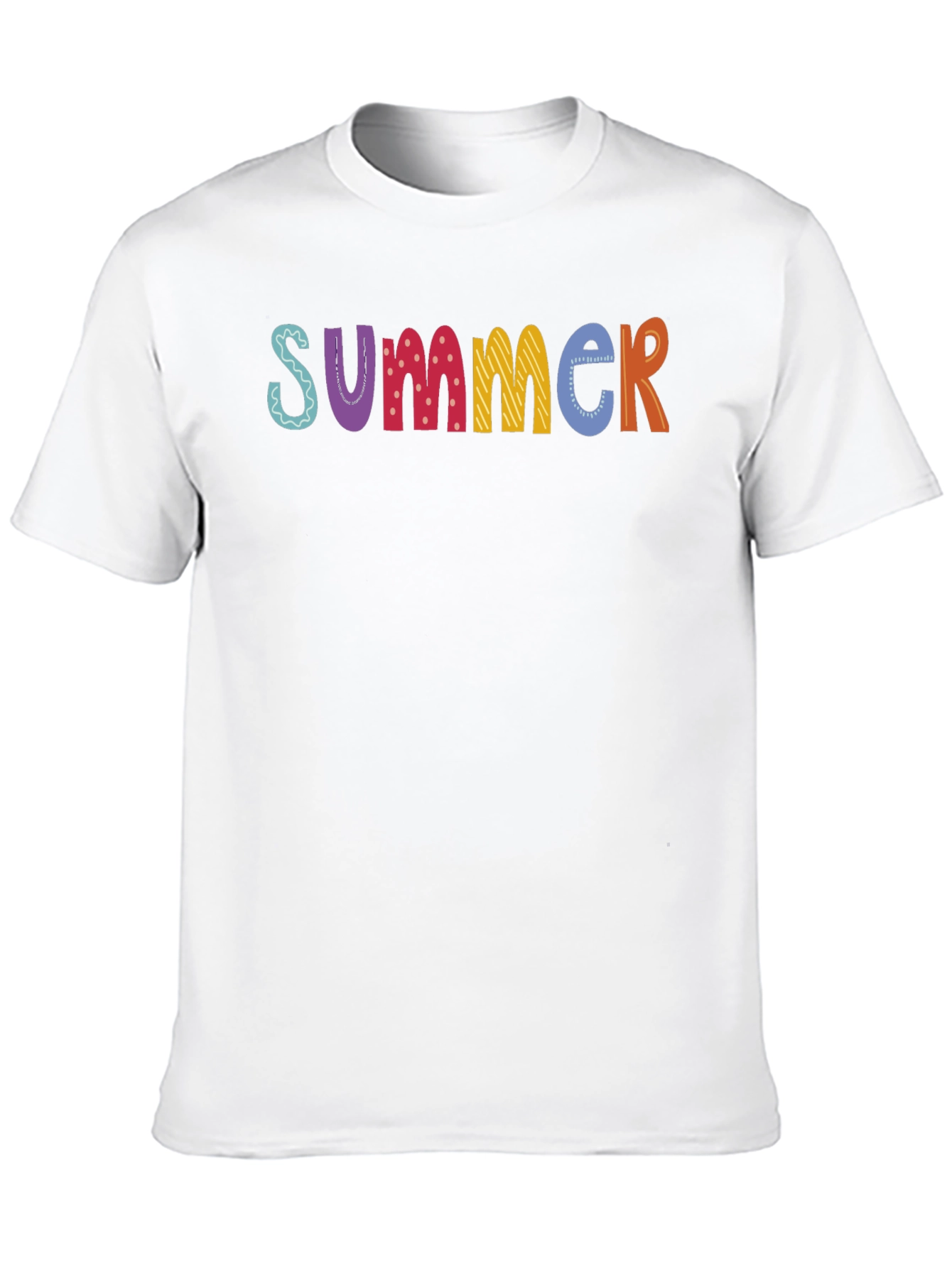Summer Graphic T-Shirt - Fun Colorful Design