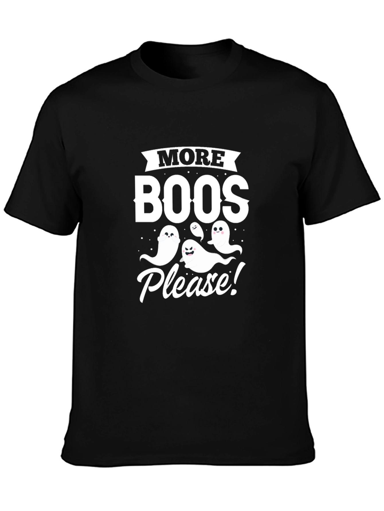 More Boos Please! Halloween Graphic T-Shirt
