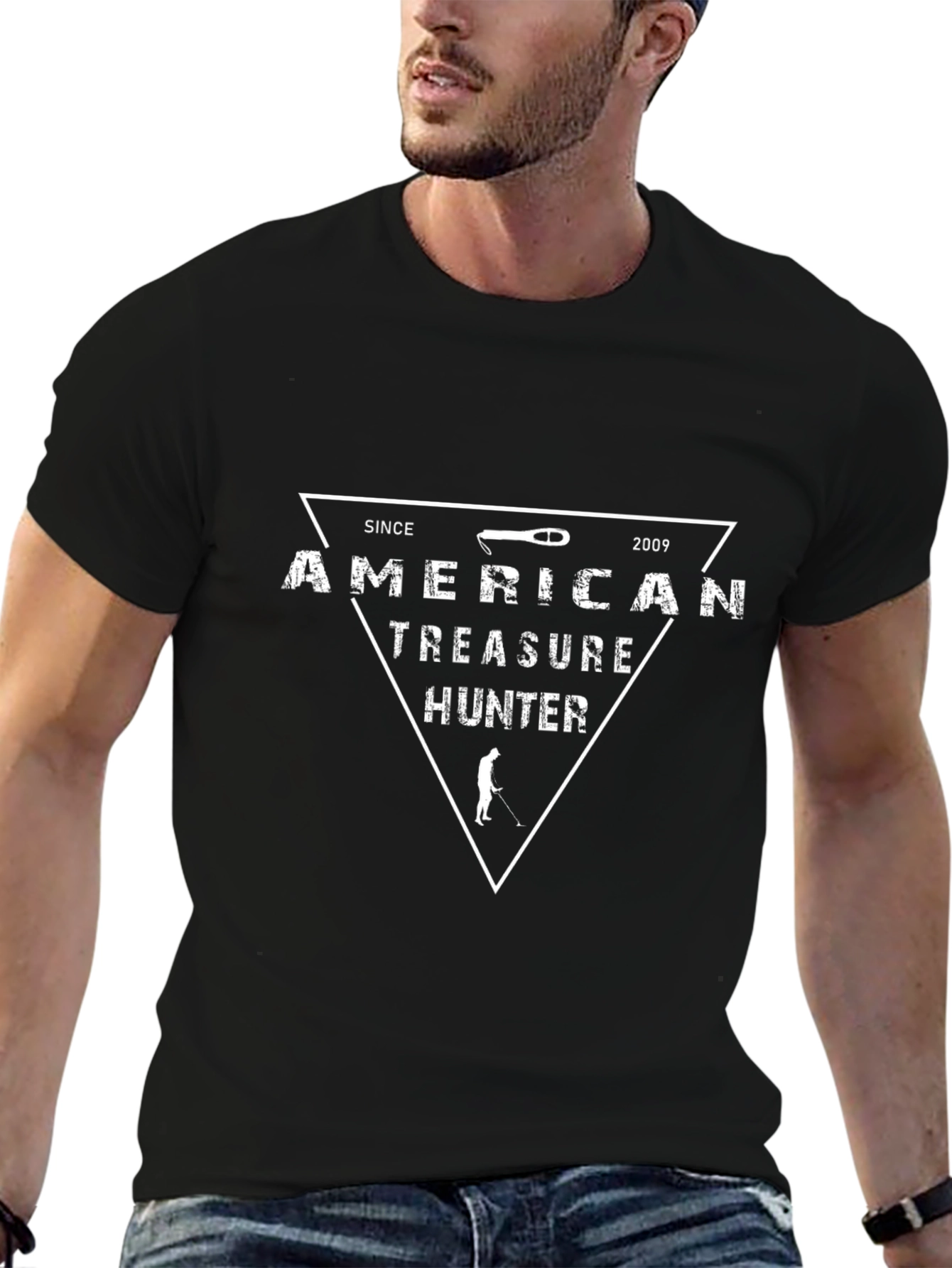 American Treasure Hunter Graphic T-Shirt