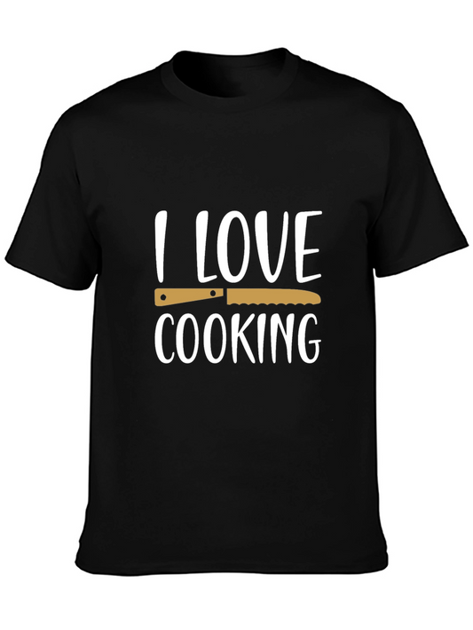 I Love Cooking T-Shirt - Chef Gift