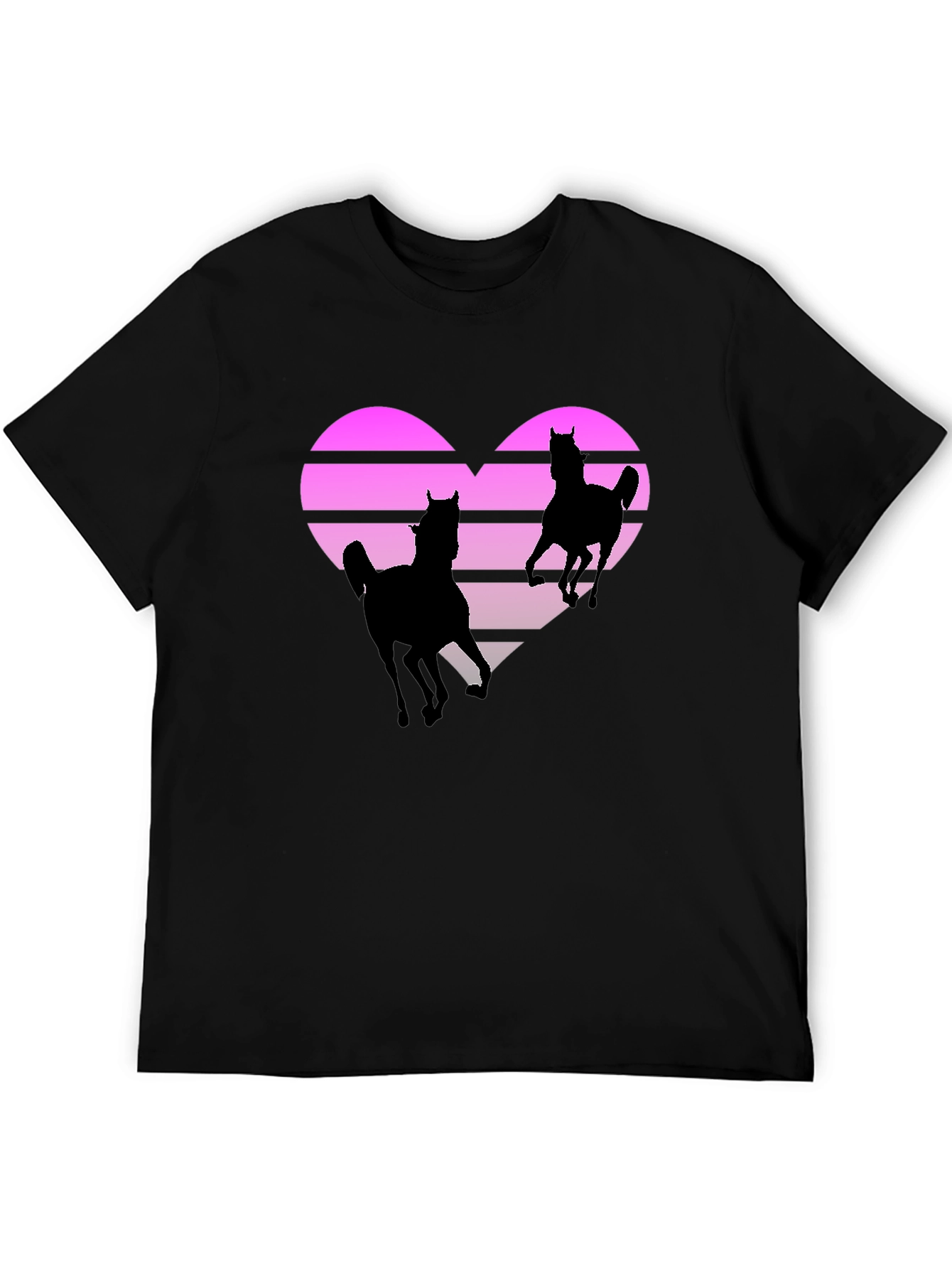 Retro Horse Heart Graphic Tee