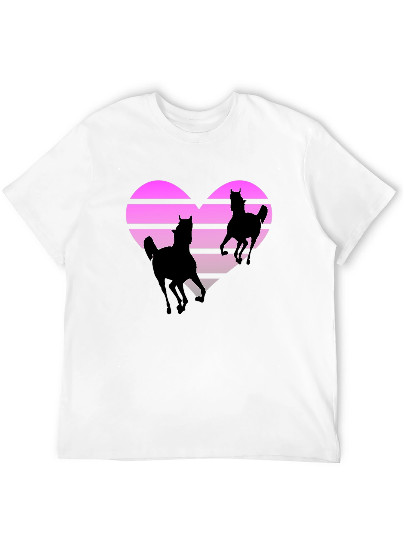 Retro Horse Heart Graphic Tee