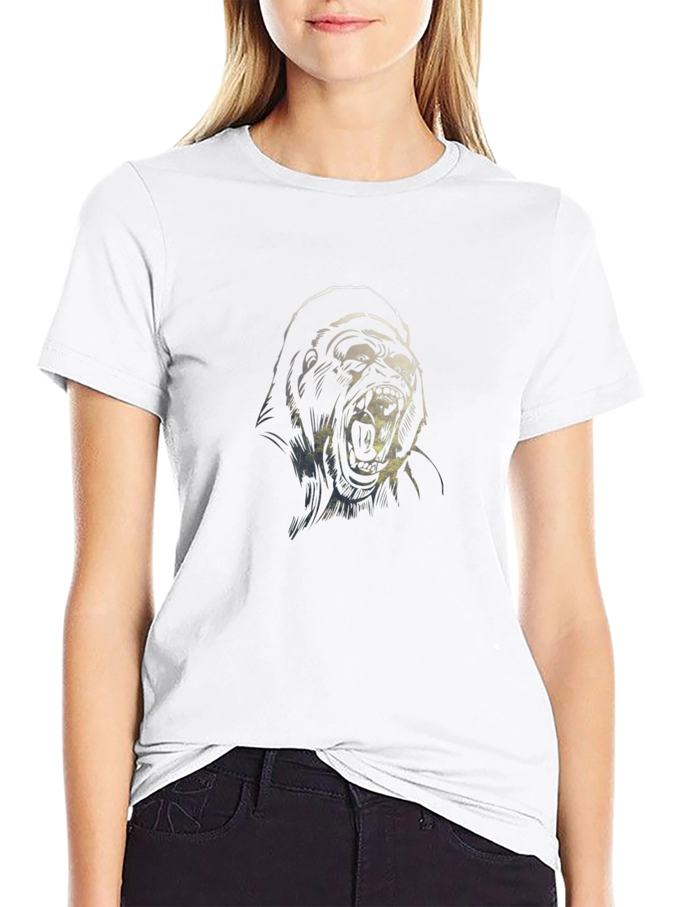 Gorilla Graphic T-Shirt - Bold & Edgy Design