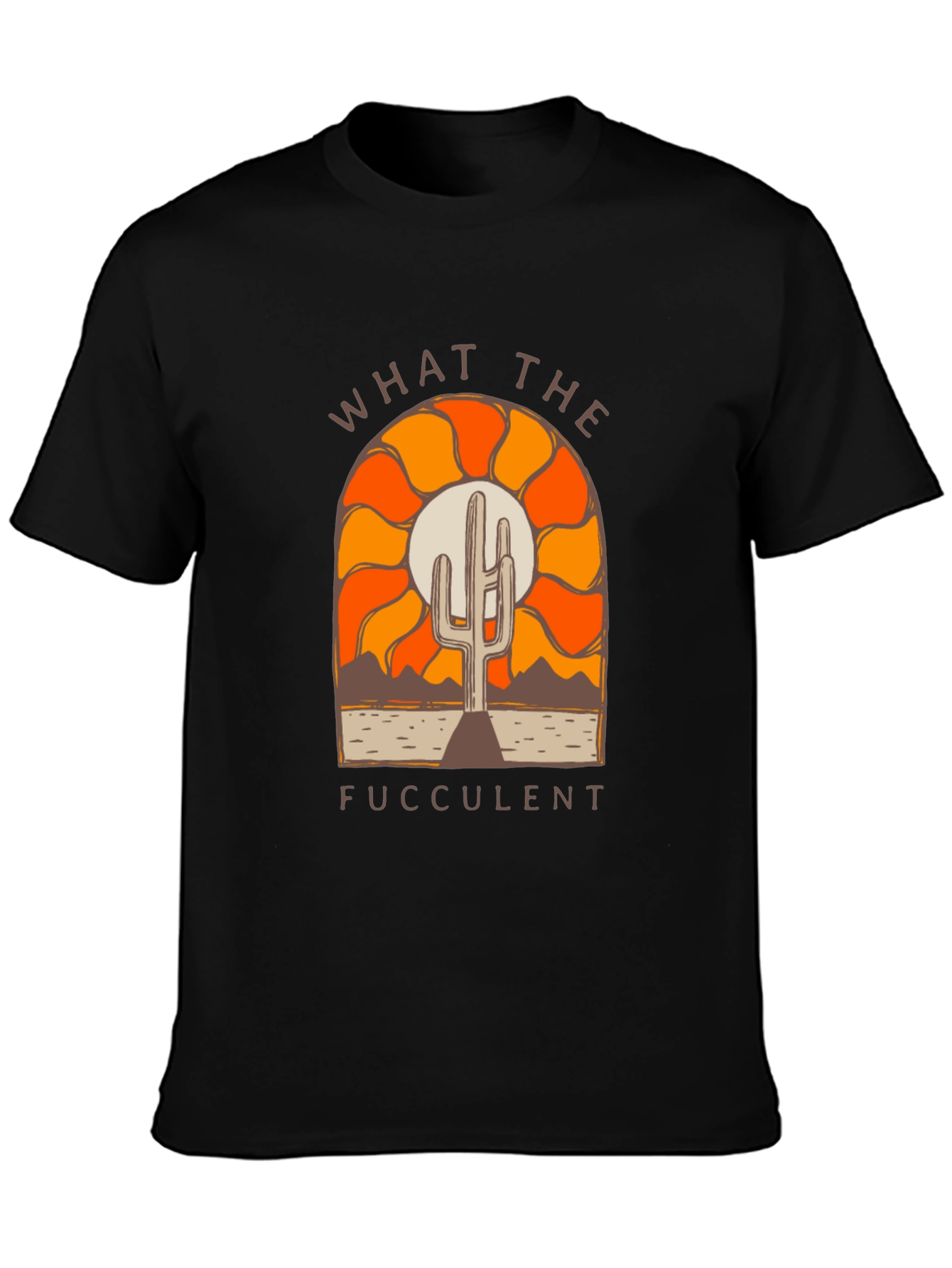 What The Fucculent Cactus Graphic Tee