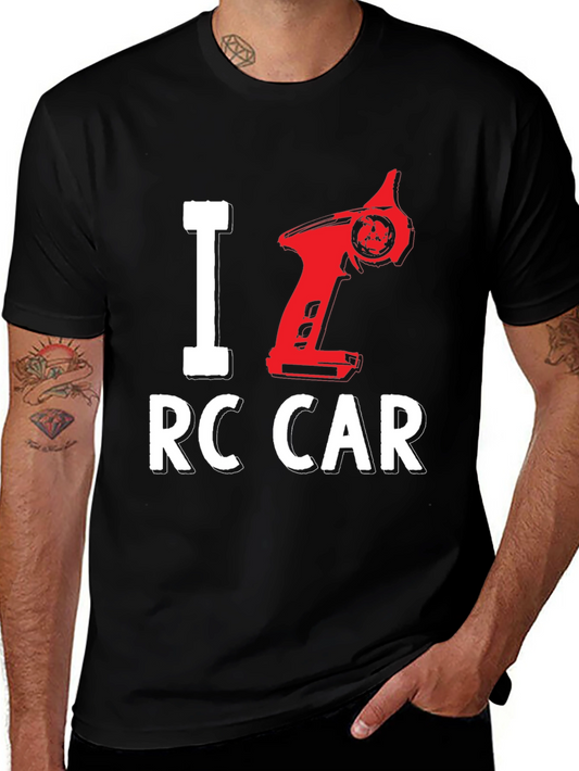 I Love RC Car Black T-Shirt