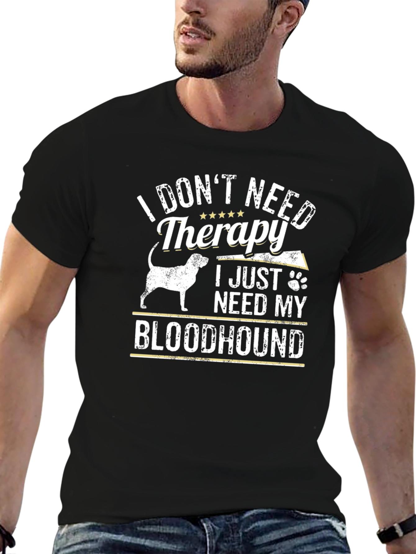 Bloodhound Therapy T-Shirt - Dog Lover Tee