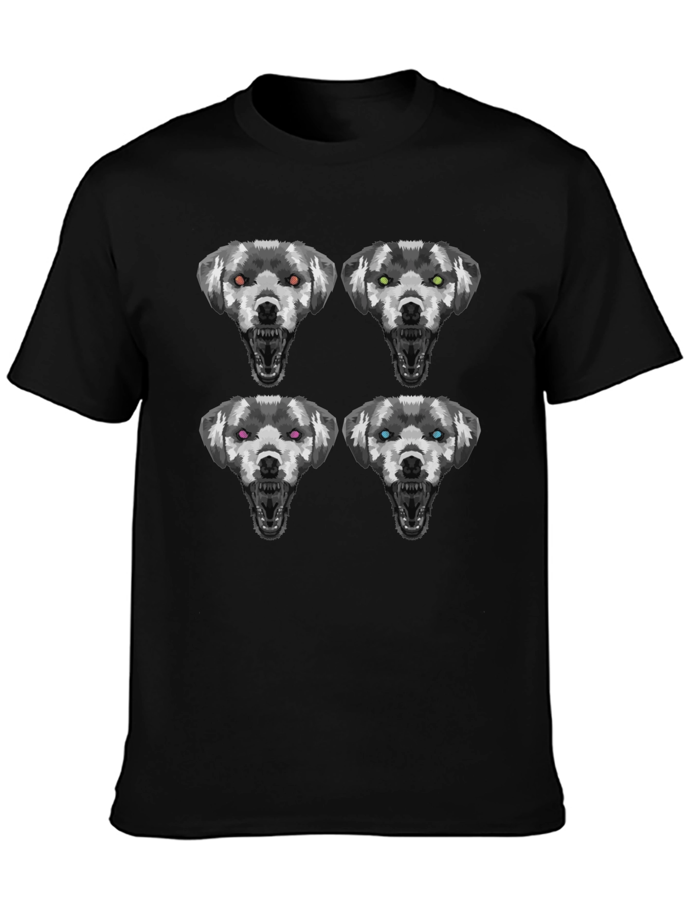 Mens Graphic Tee - Dog Pattern