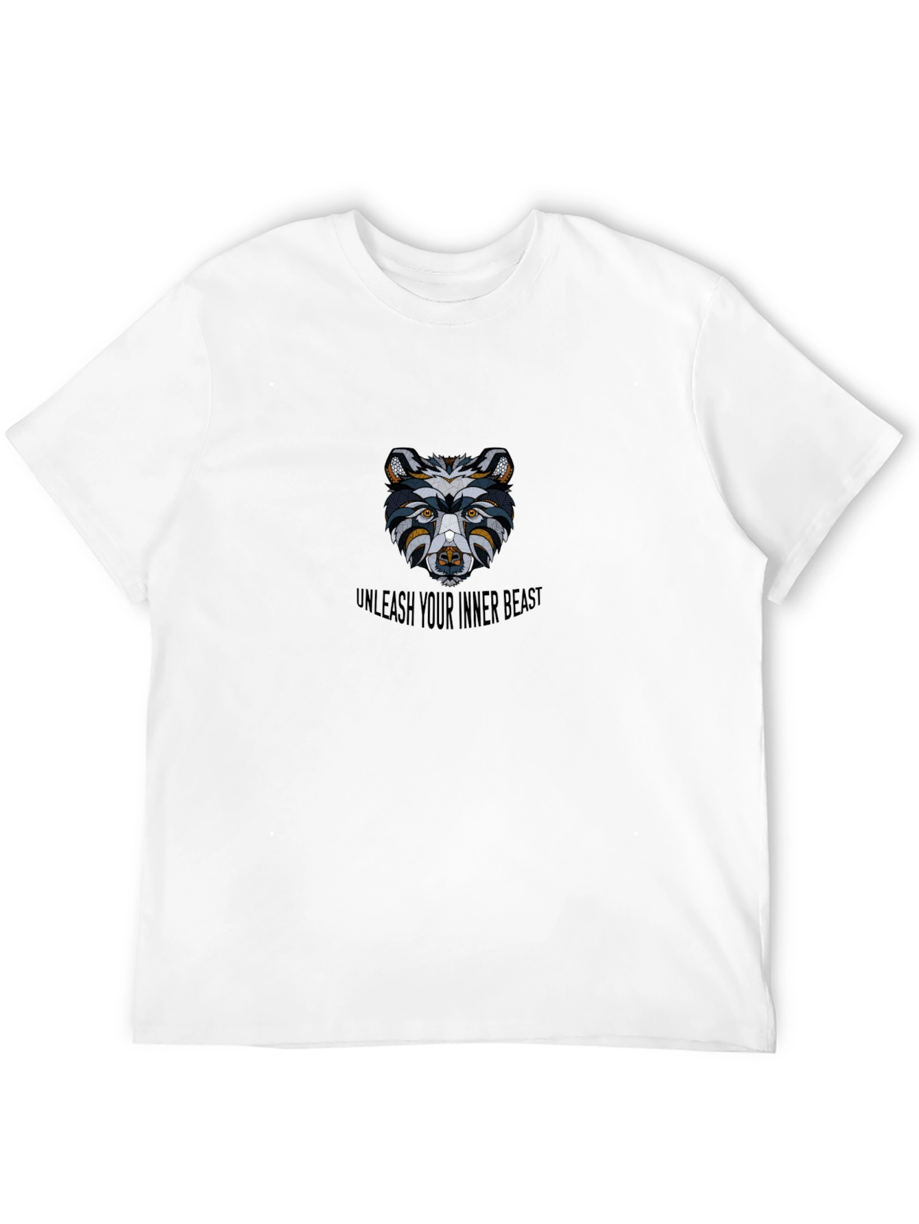 Unleash Inner Beast Black Graphic Tee