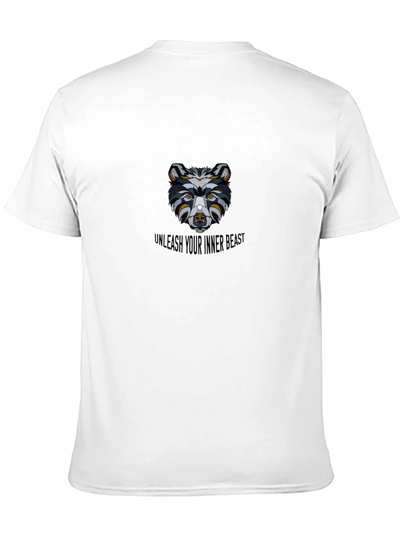 Unleash Inner Beast Black Graphic Tee