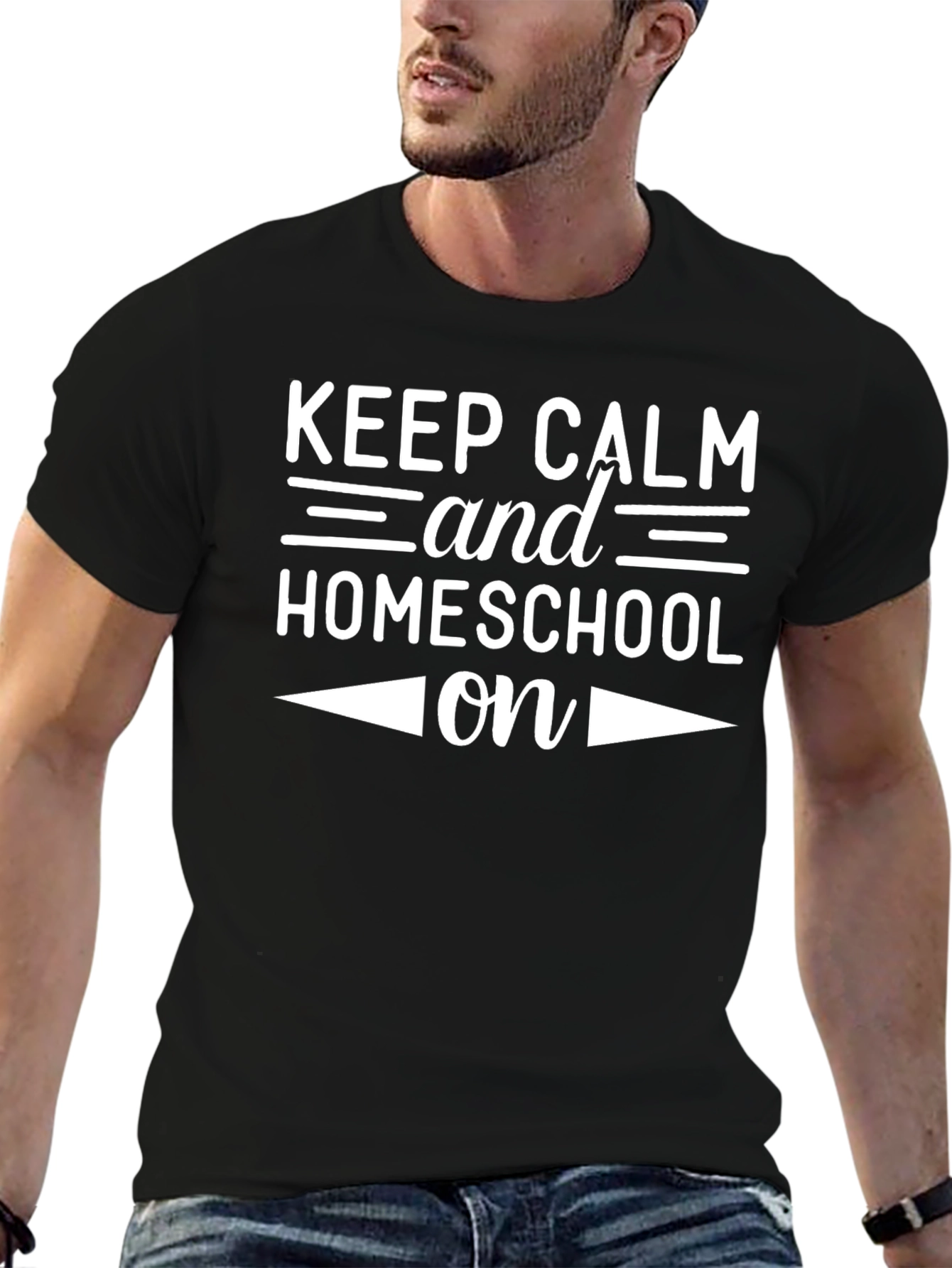 Keep Calm and Homeschool On T-Shirt