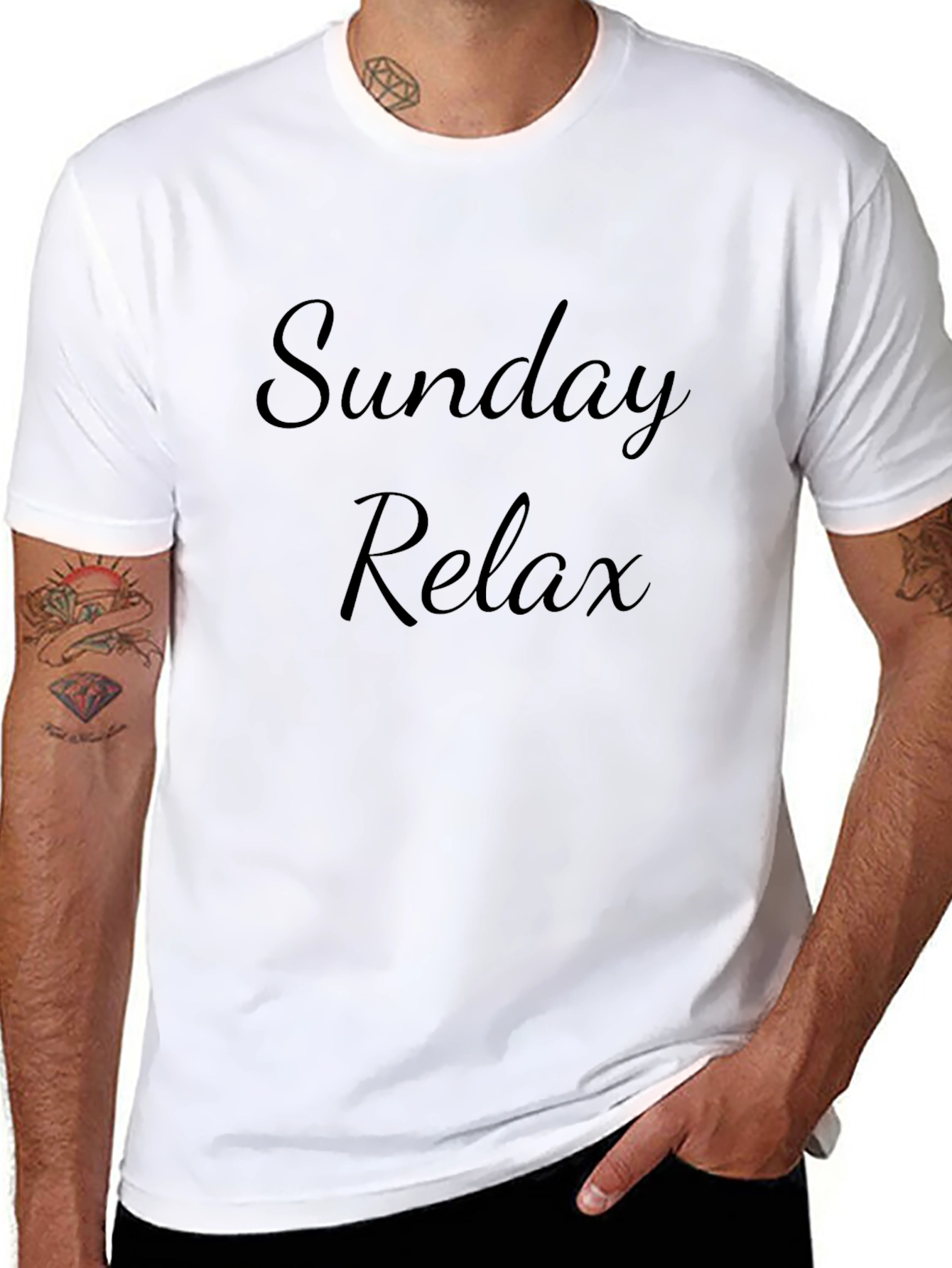 Sunday Relax Graphic Tee - Casual Comfort