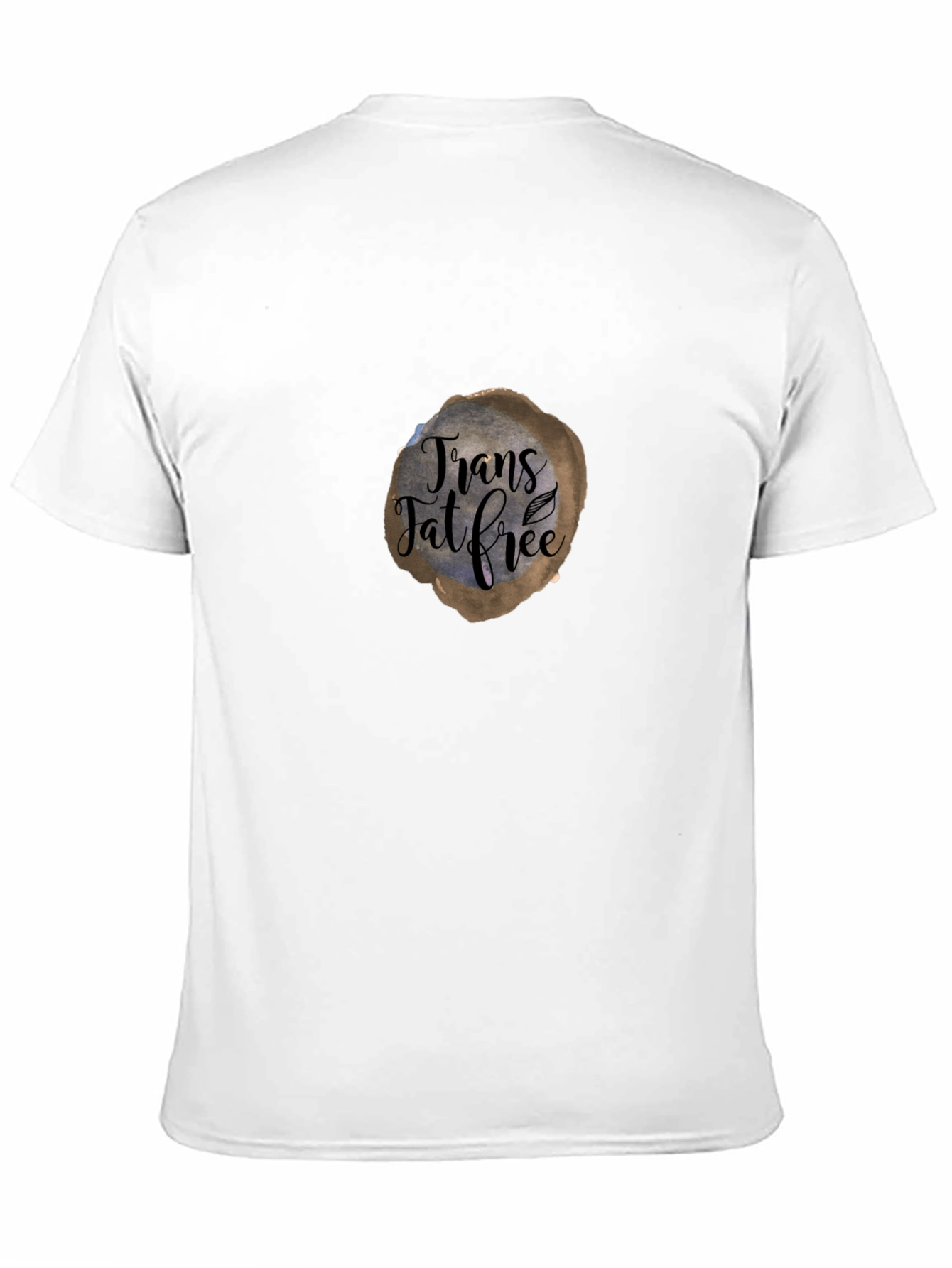 Trans Fat Free Graphic Tee - Unisex Black T-Shirt