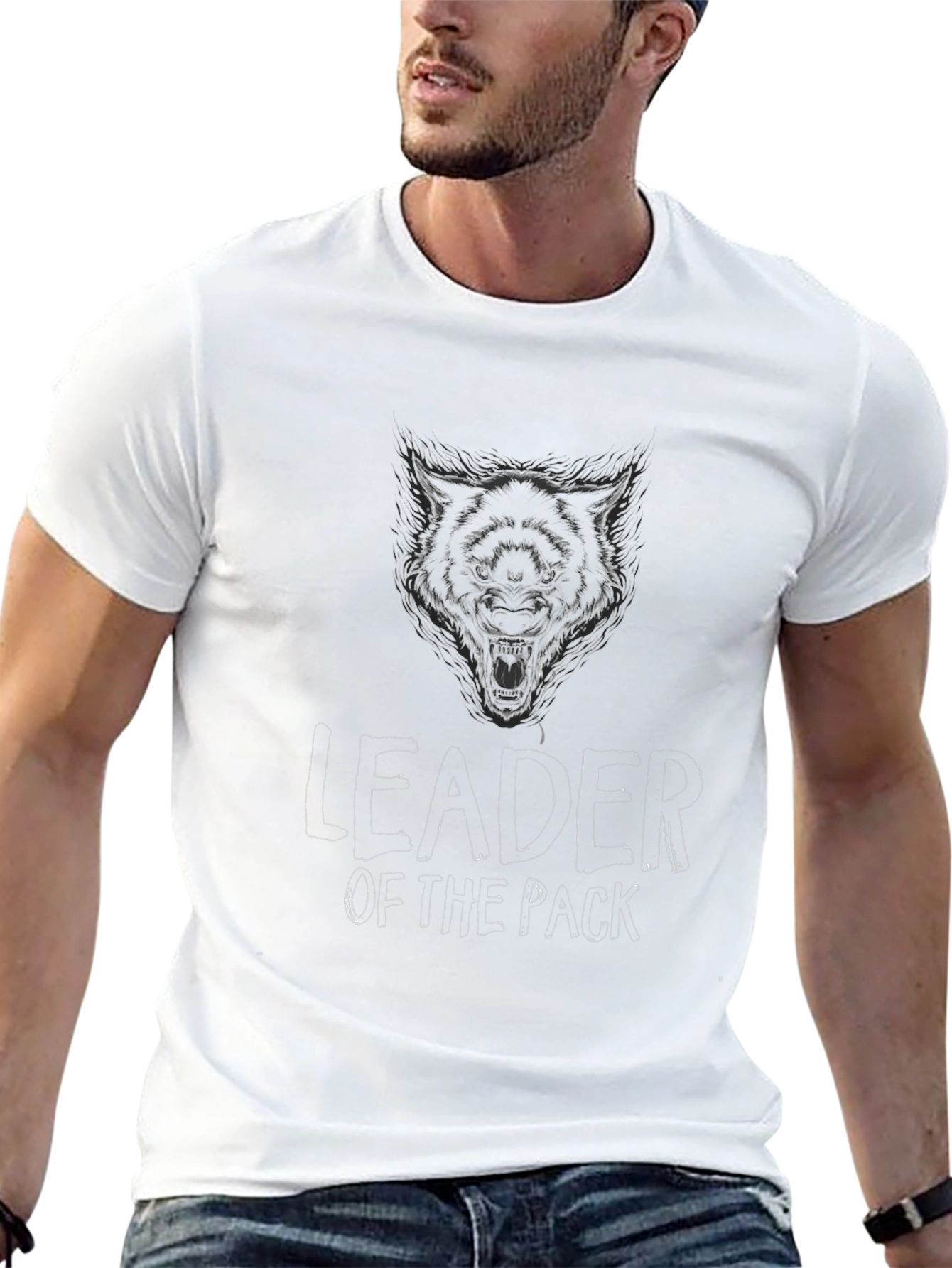 Leader of the Pack Black Graphic Tee