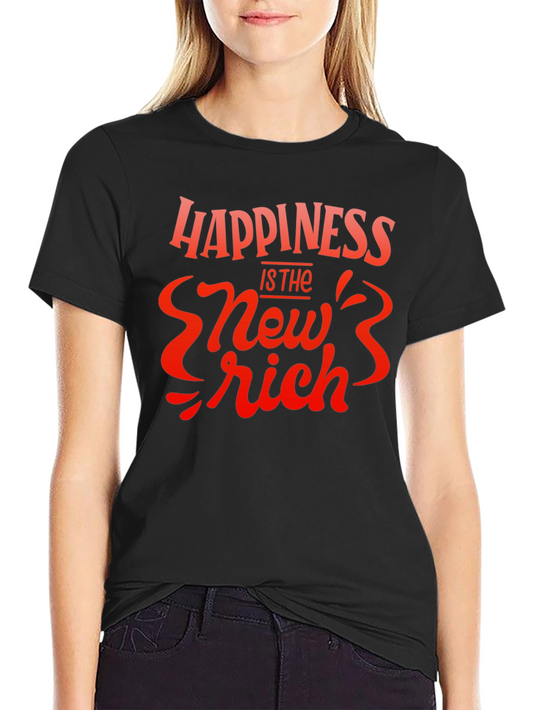 Happiness is the New Rich Graphic Tee
