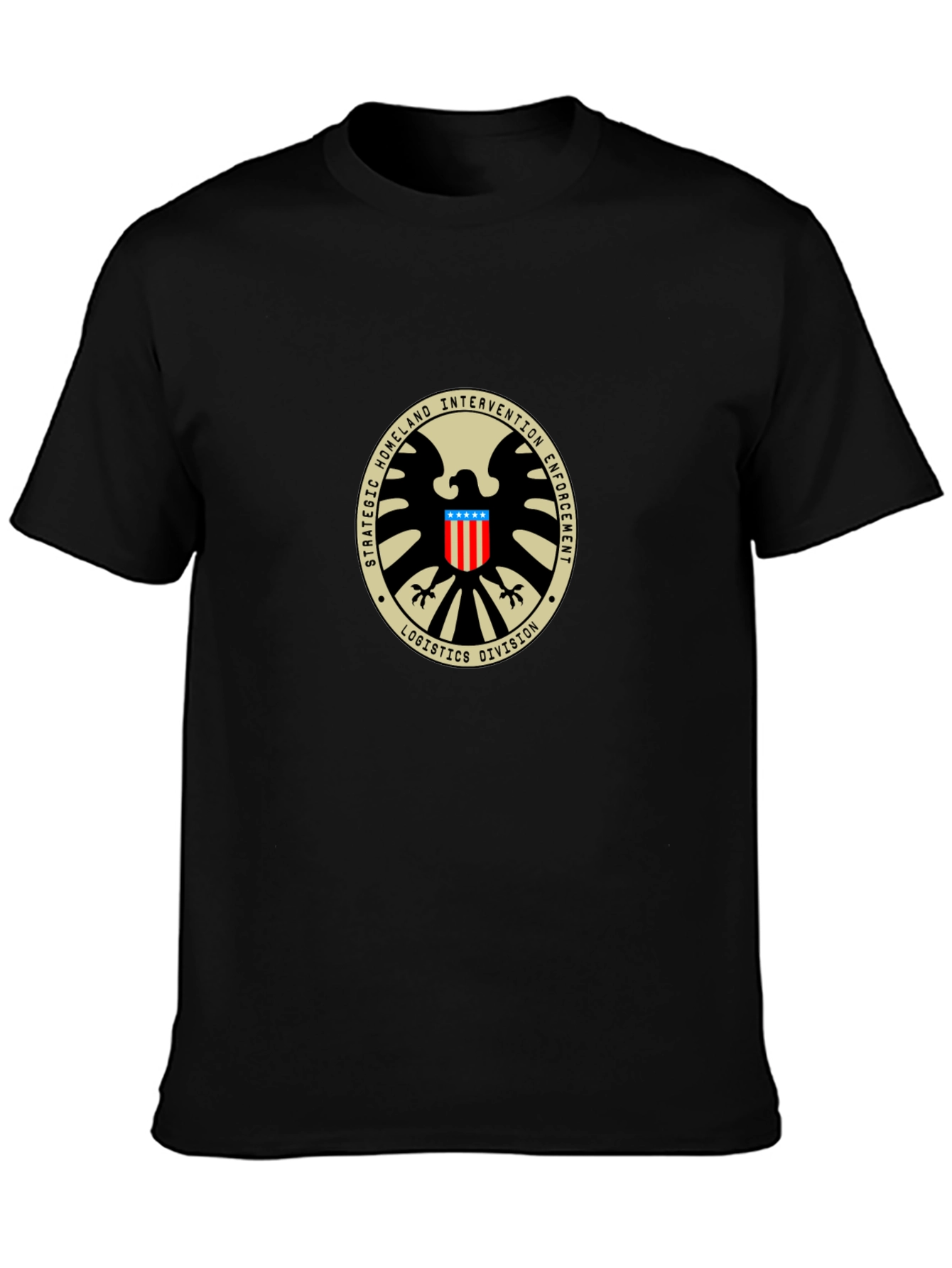 S.H.I.E.L.D. Logistics Division Black T-Shirt