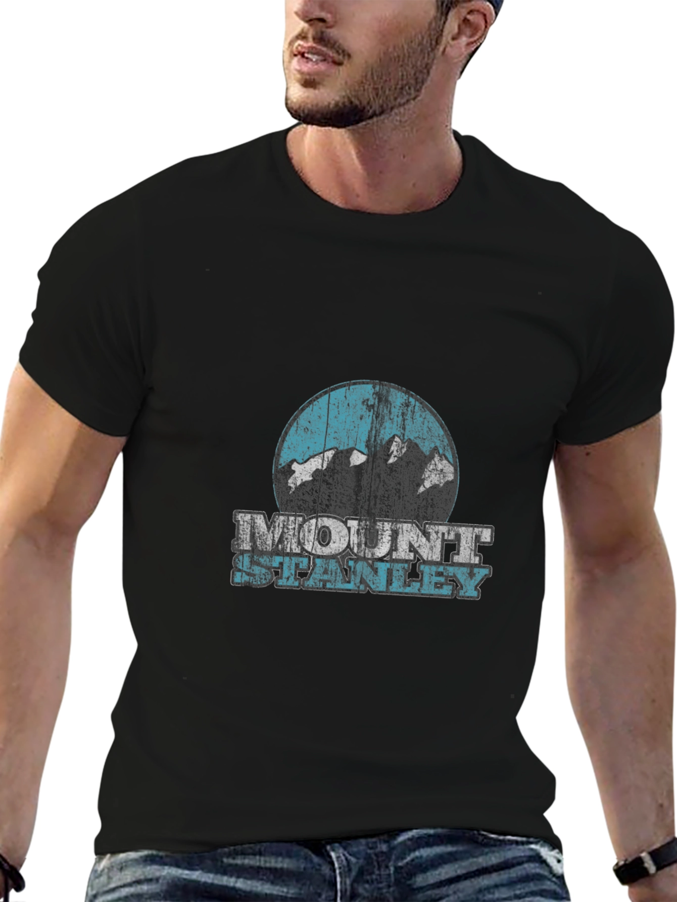 Mount Stanley Distressed Graphic T-Shirt