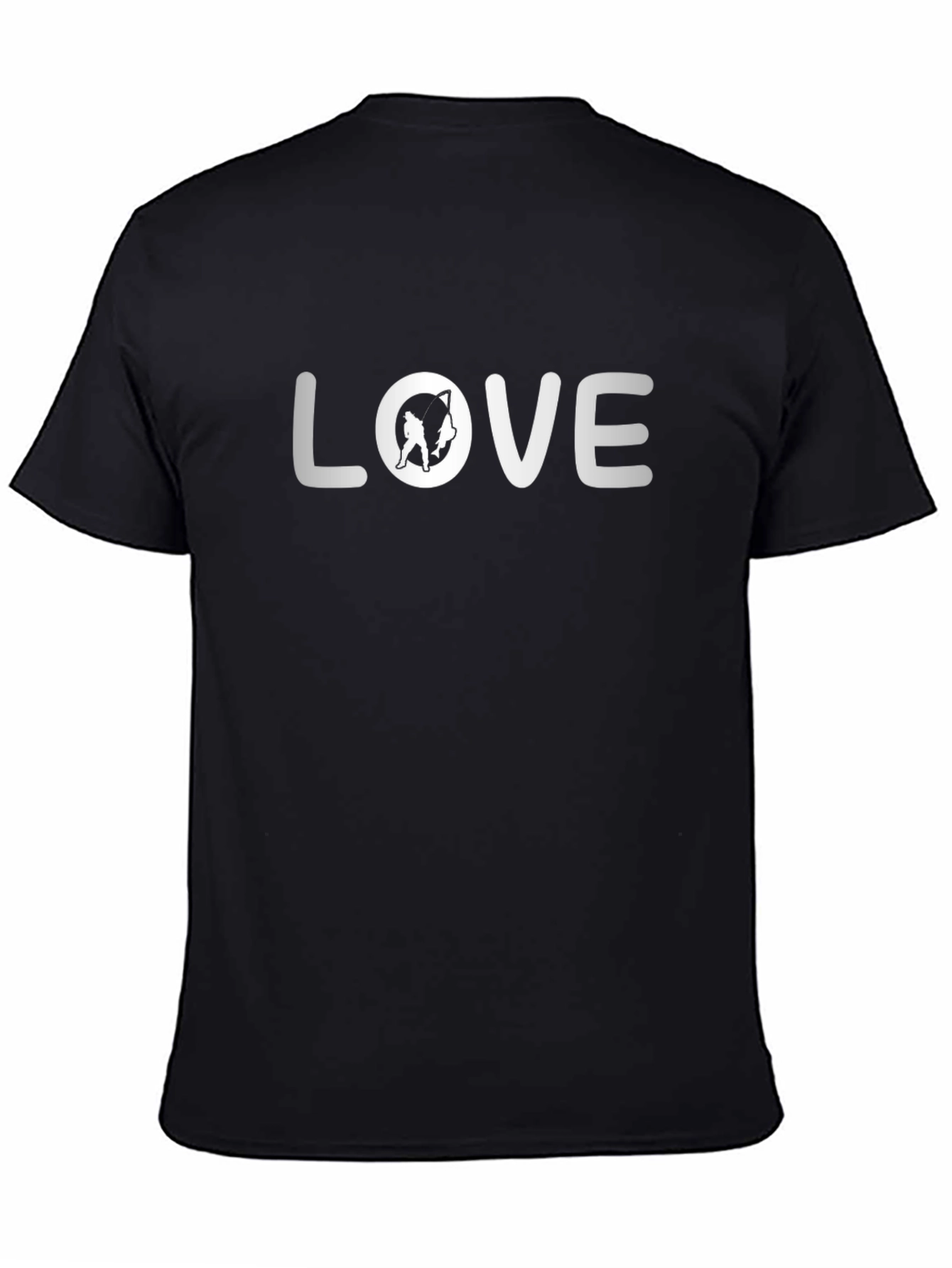 Love Hiking T-Shirt - Black Crew Neck