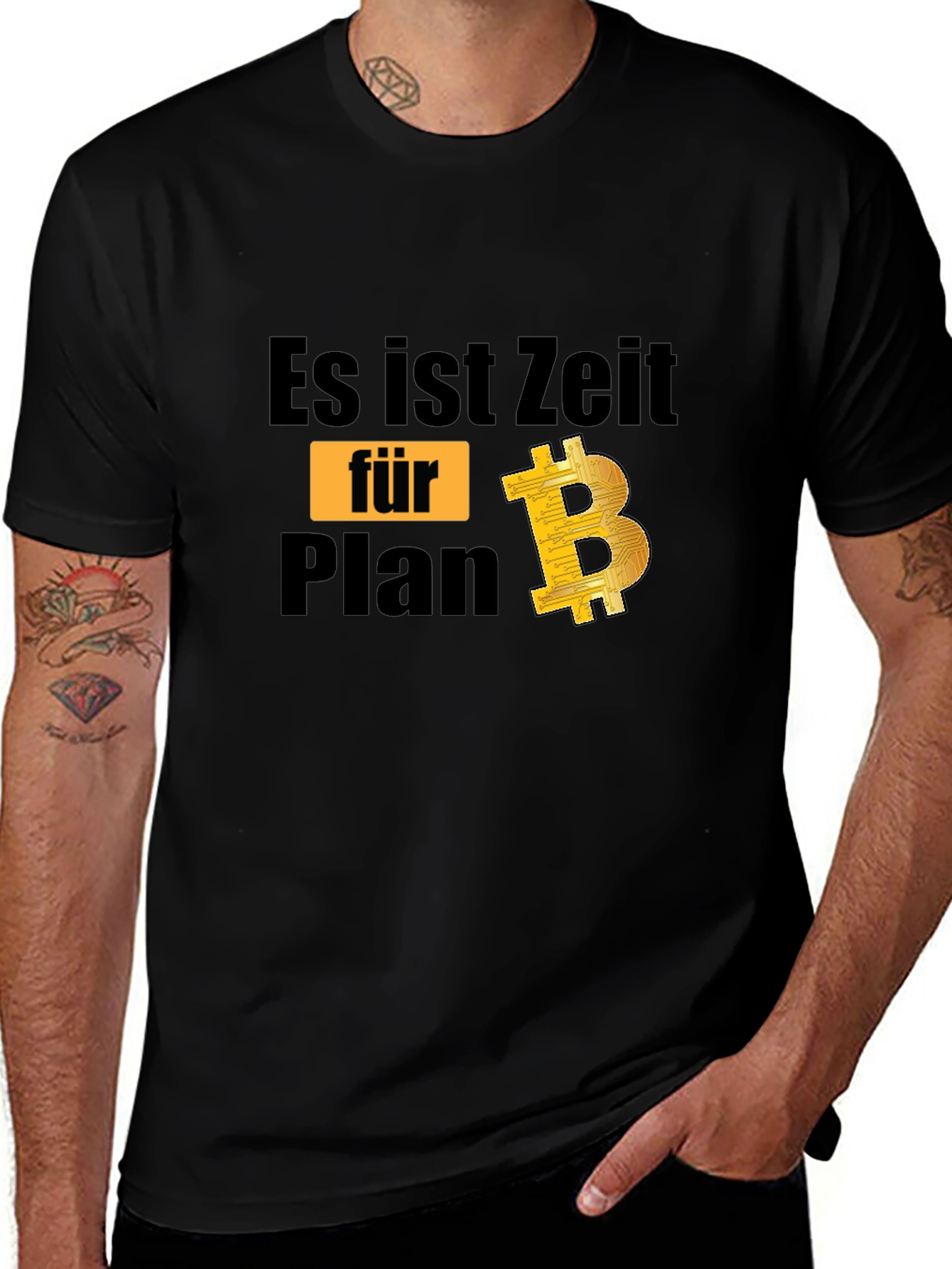 Time for Plan B Bitcoin Graphic Tee