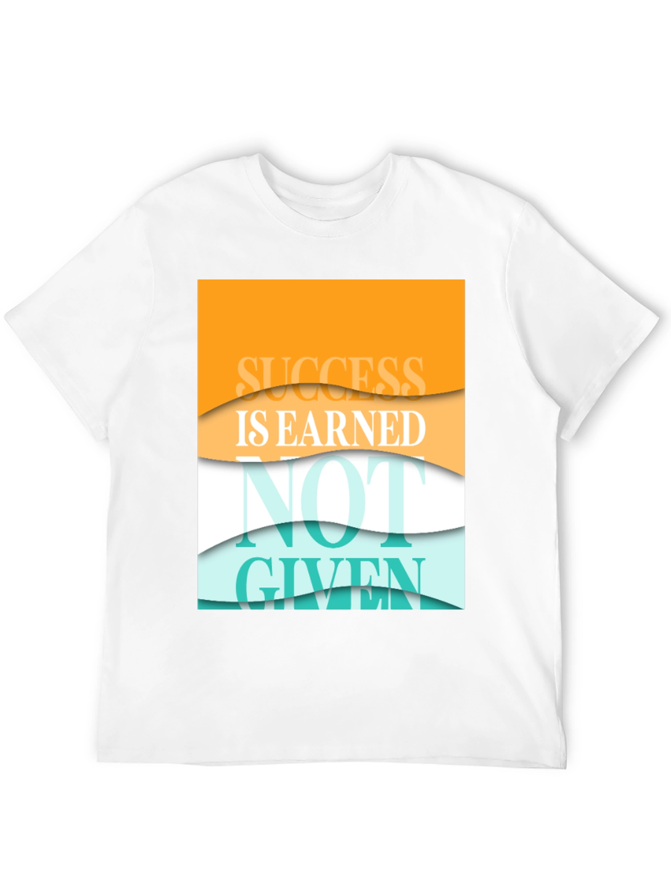 Success Is Earned Black Graphic T-Shirt