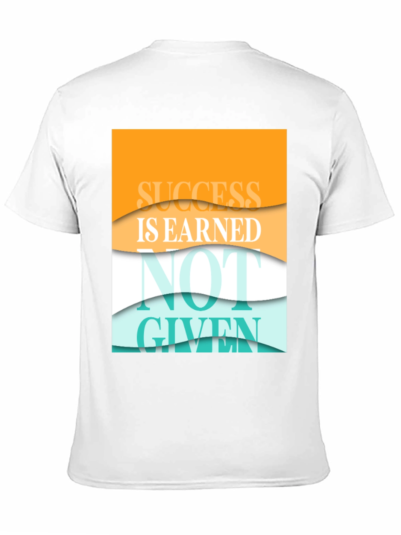 Success Is Earned Black Graphic T-Shirt