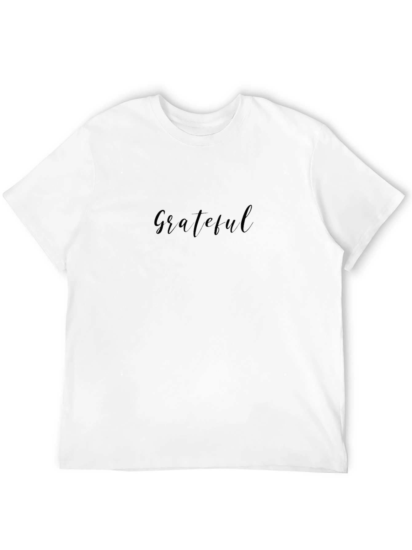 Grateful Black T-Shirt Stylish Casual Wear