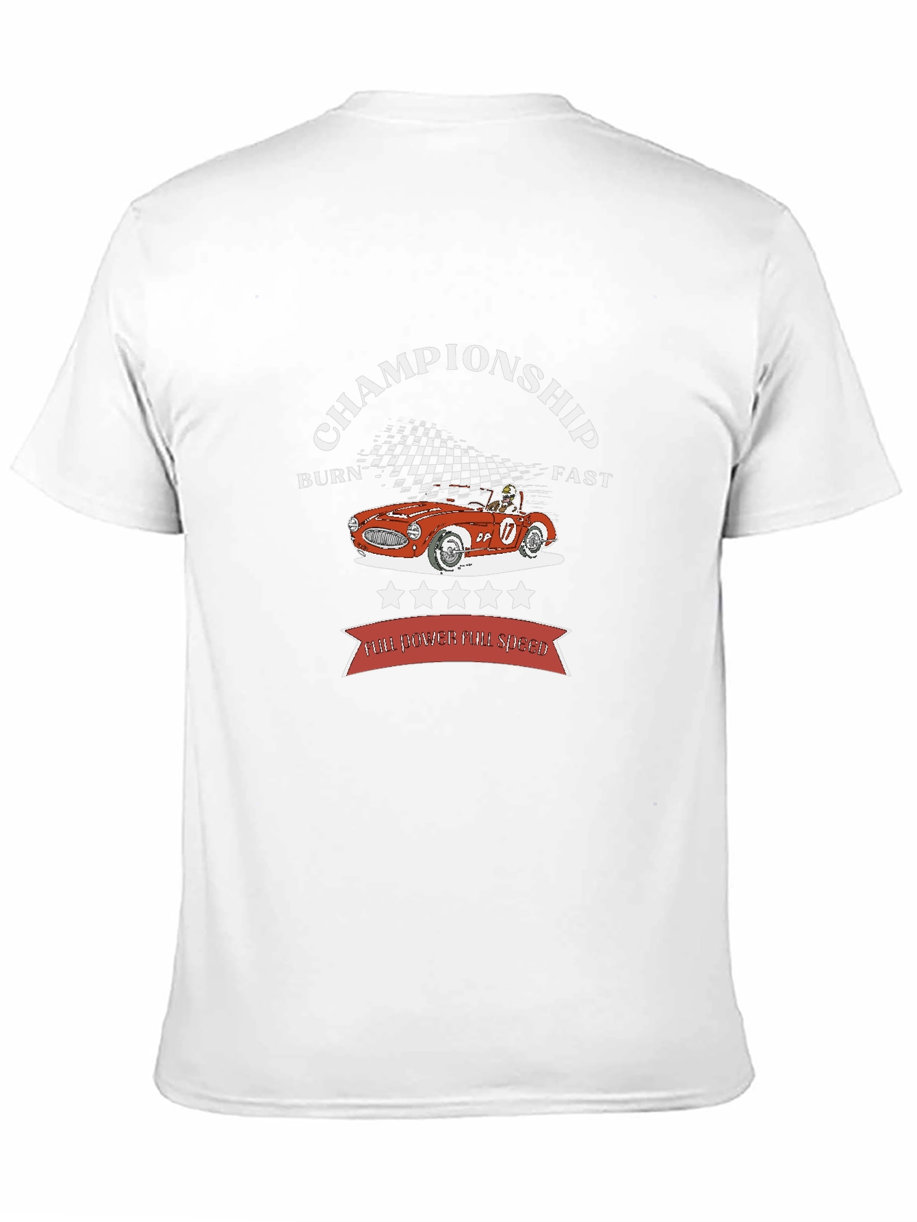 Championship Racer Tee - Burn Fast!