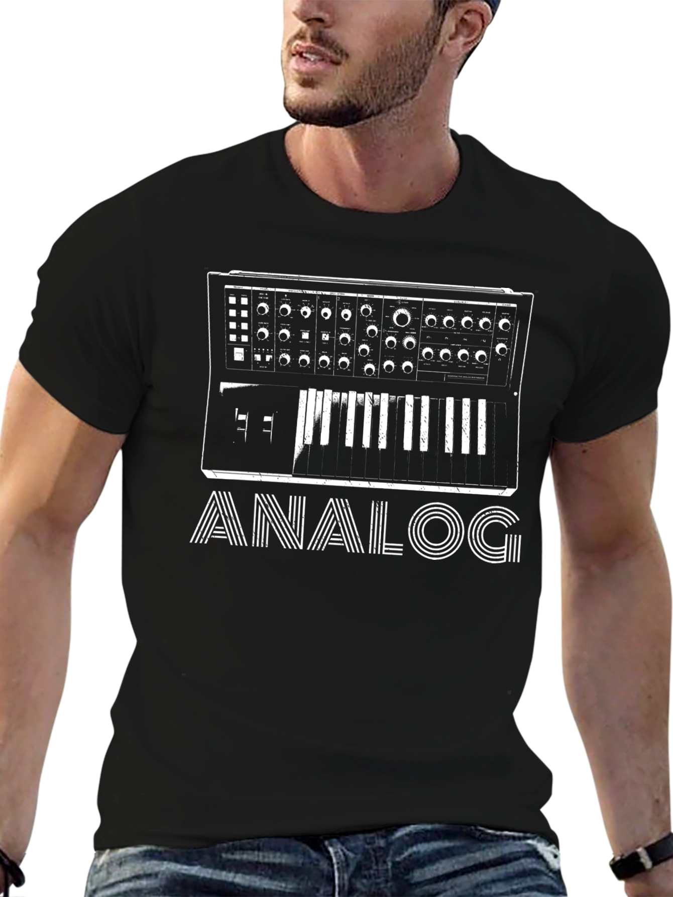 Analog Synthesizer T-Shirt - Music Producer Tee