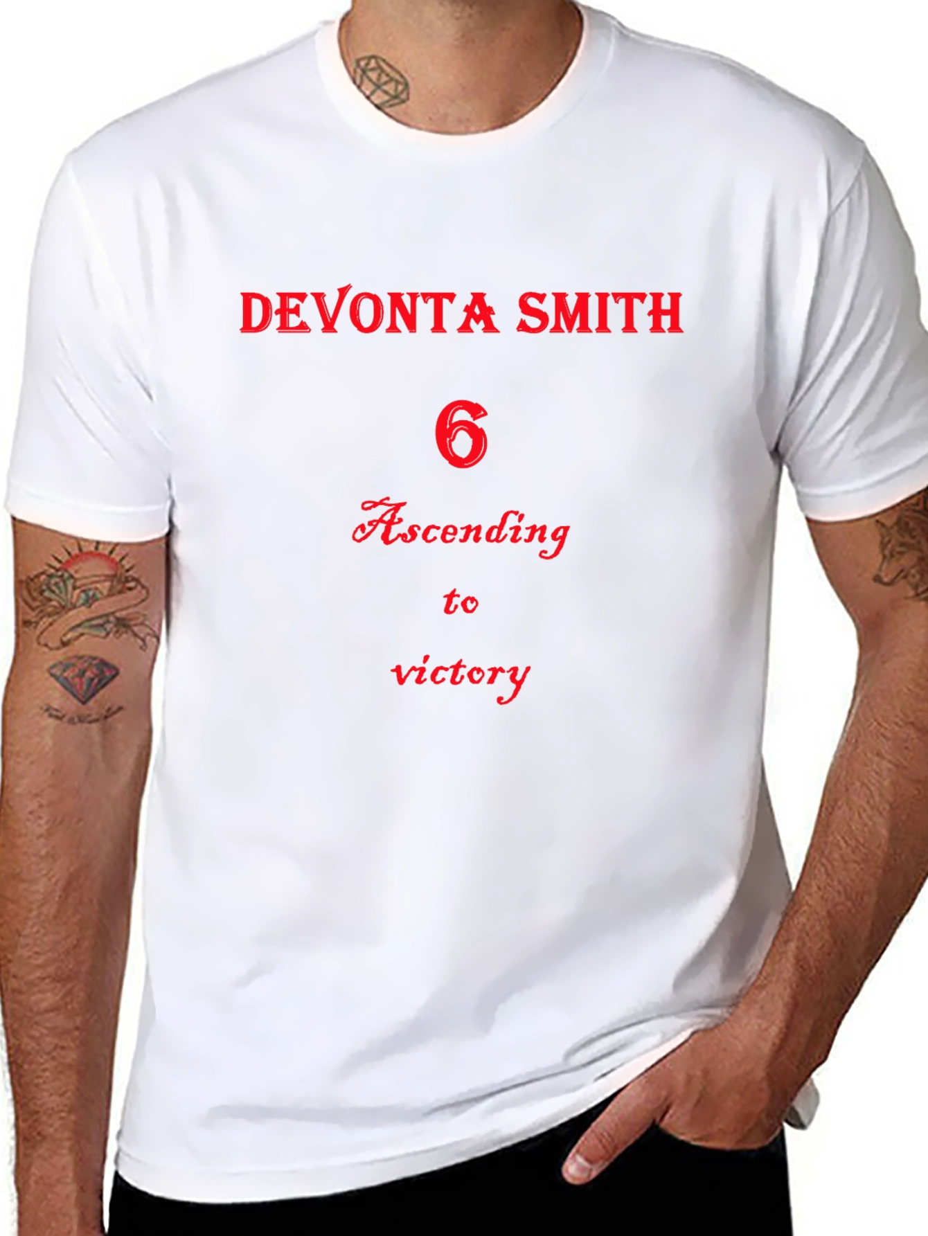 Devonta Smith 6 Ascending to Victory Graphic Tee