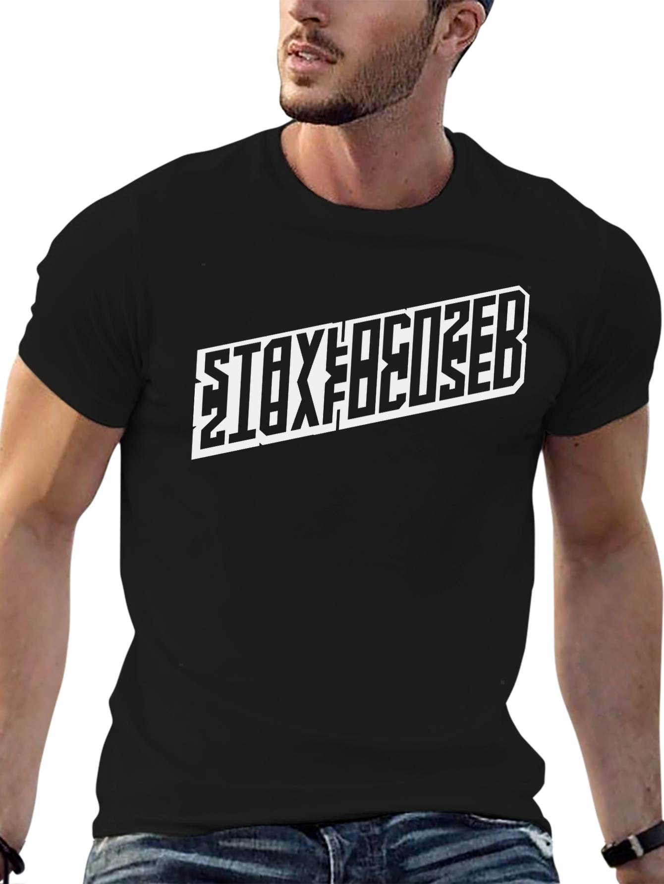 Stay Focused T-Shirt - Bold Graphic Tee