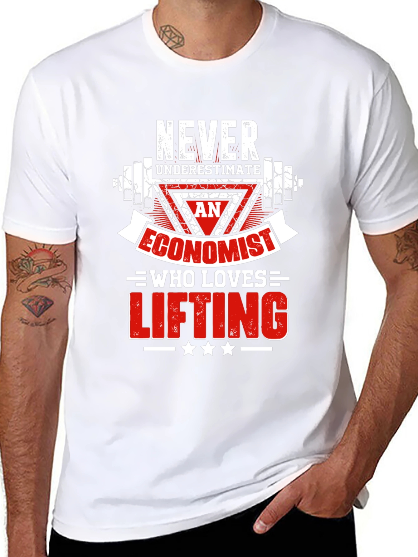 Economist Lifting T-Shirt - Never Underestimate