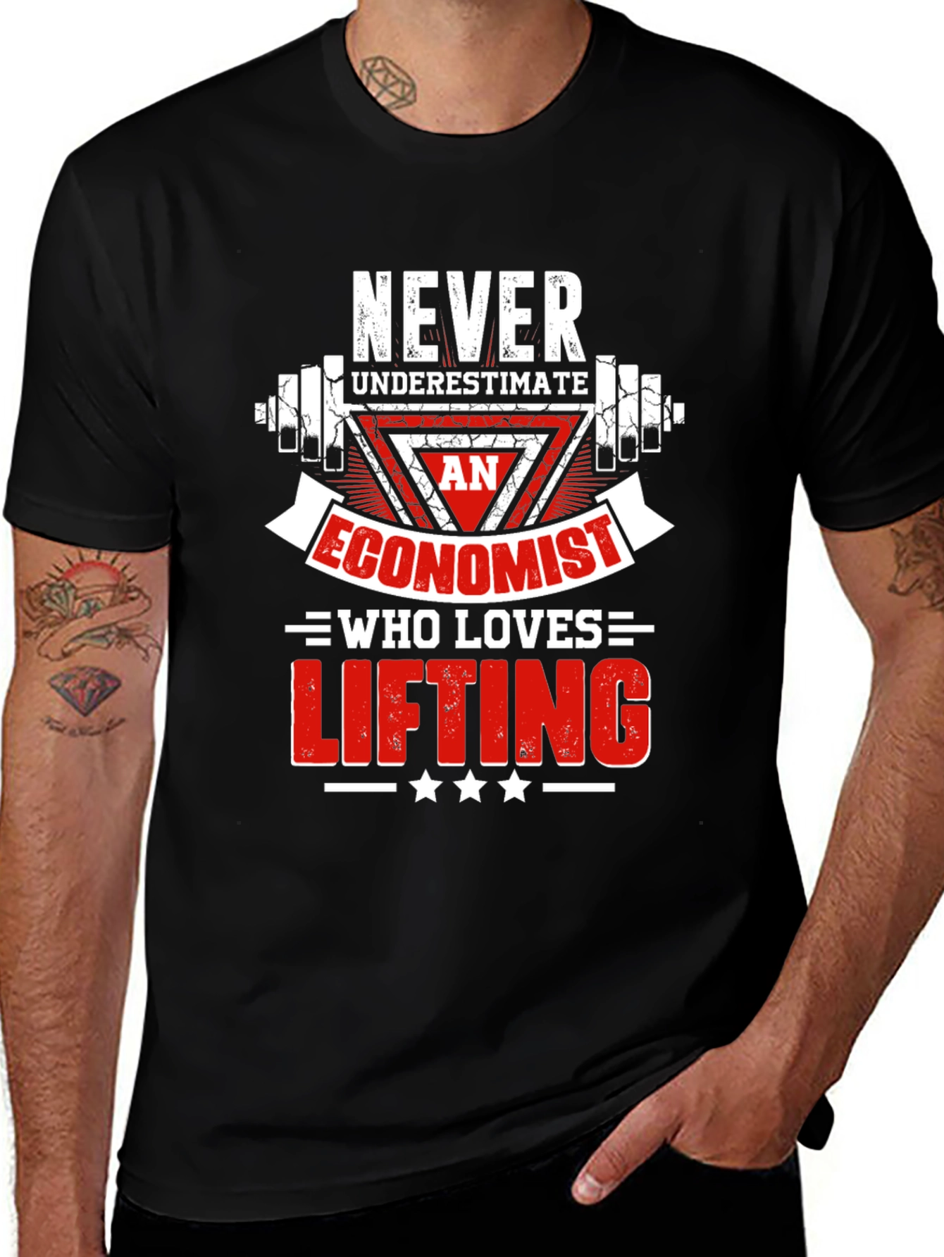 Economist Lifting T-Shirt - Never Underestimate