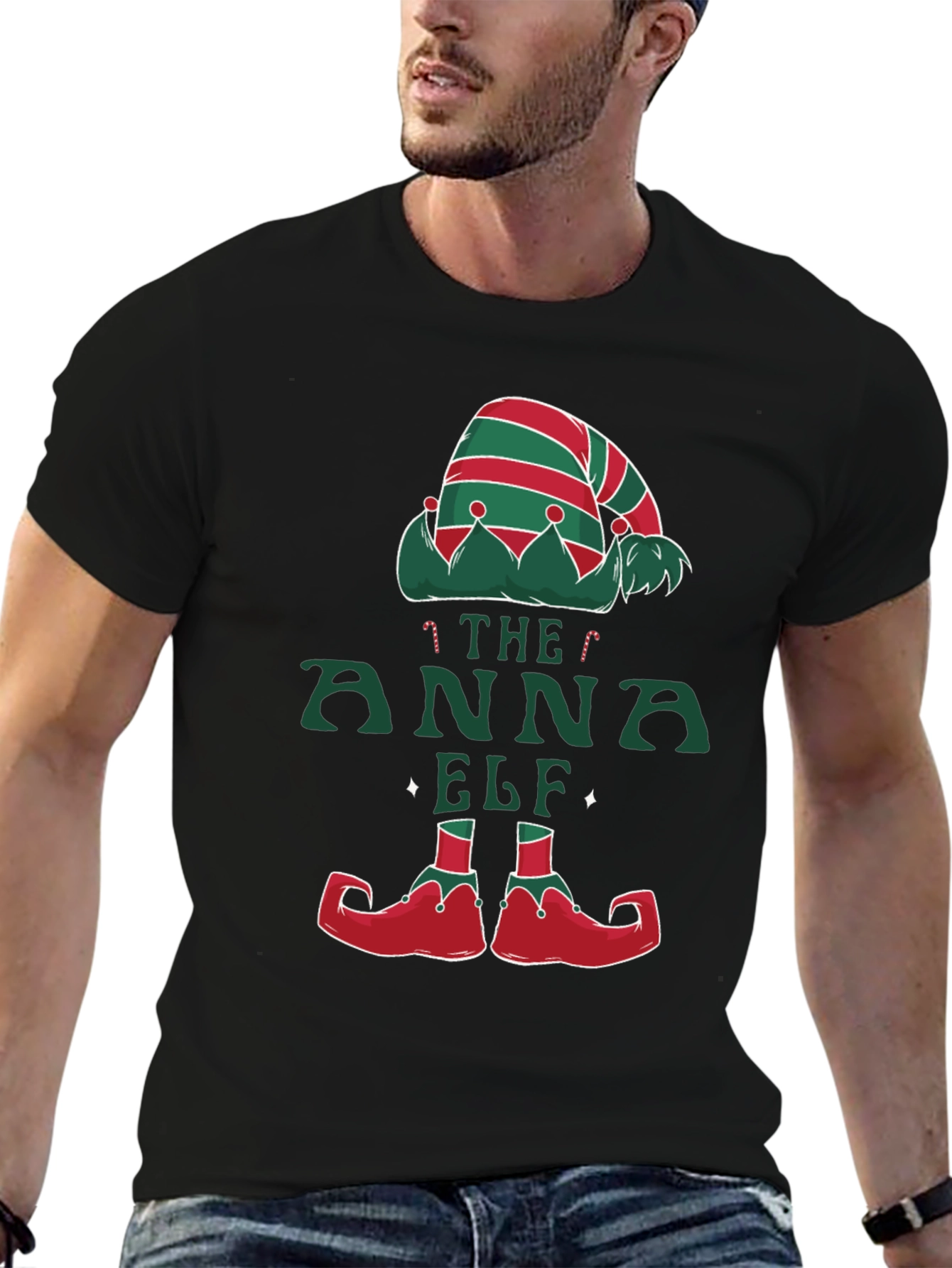 Anna Elf Christmas T-Shirt - Holiday Festive Tee