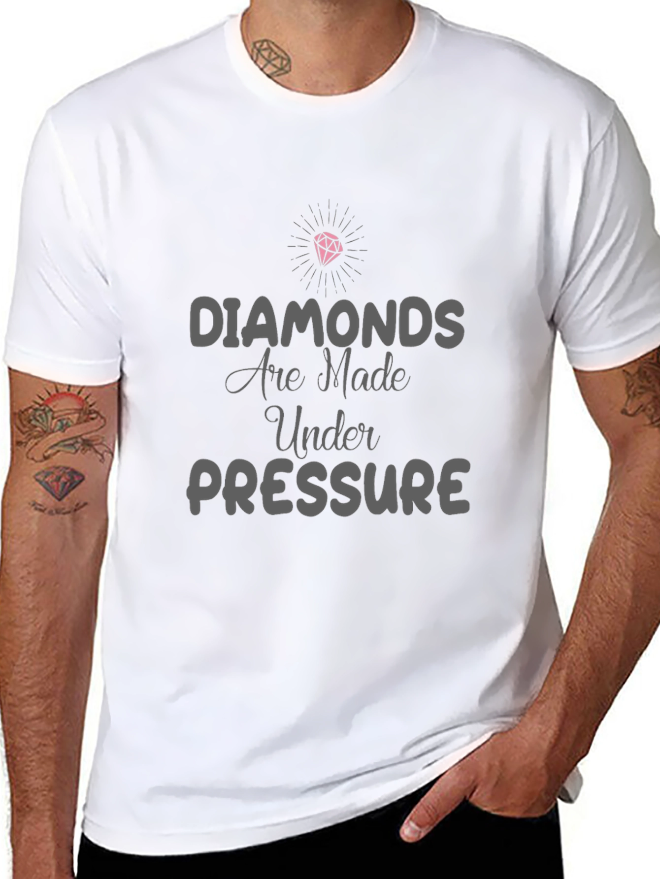 Diamonds Under Pressure Graphic Tee