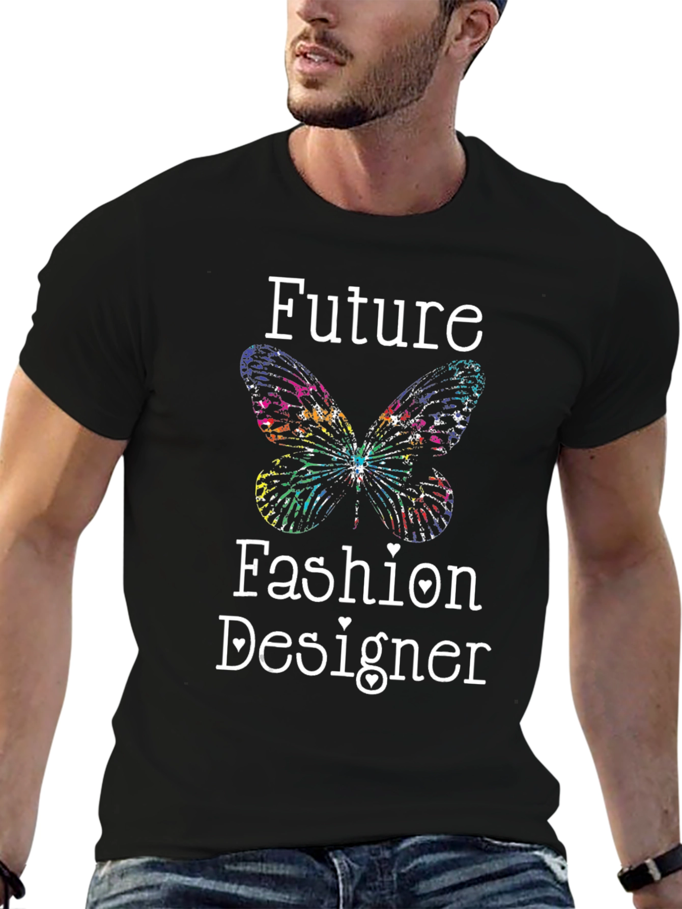 Future Fashion Designer Butterfly Graphic Tee