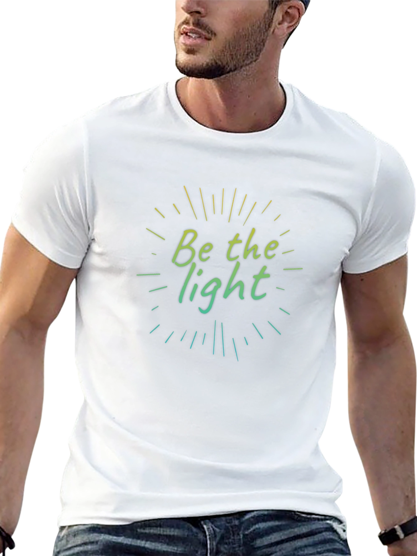 Be The Light Graphic Tee - Unisex Black Shirt