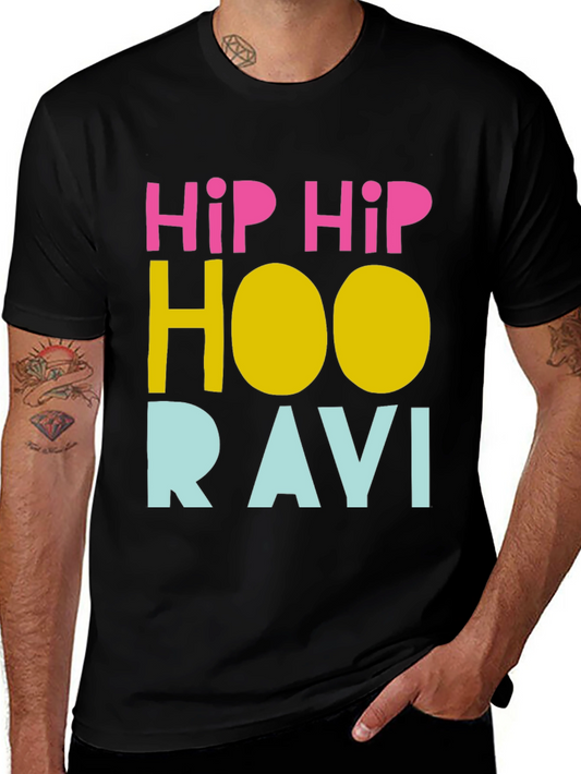 Hip Hip Hooravi Funny Graphic T-Shirt