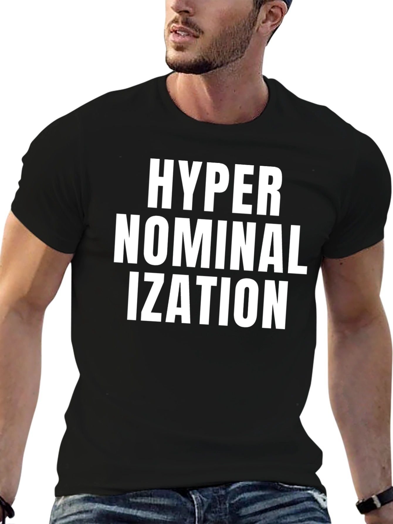 Hypernominalization Graphic Tee - Black Unisex T-Shirt