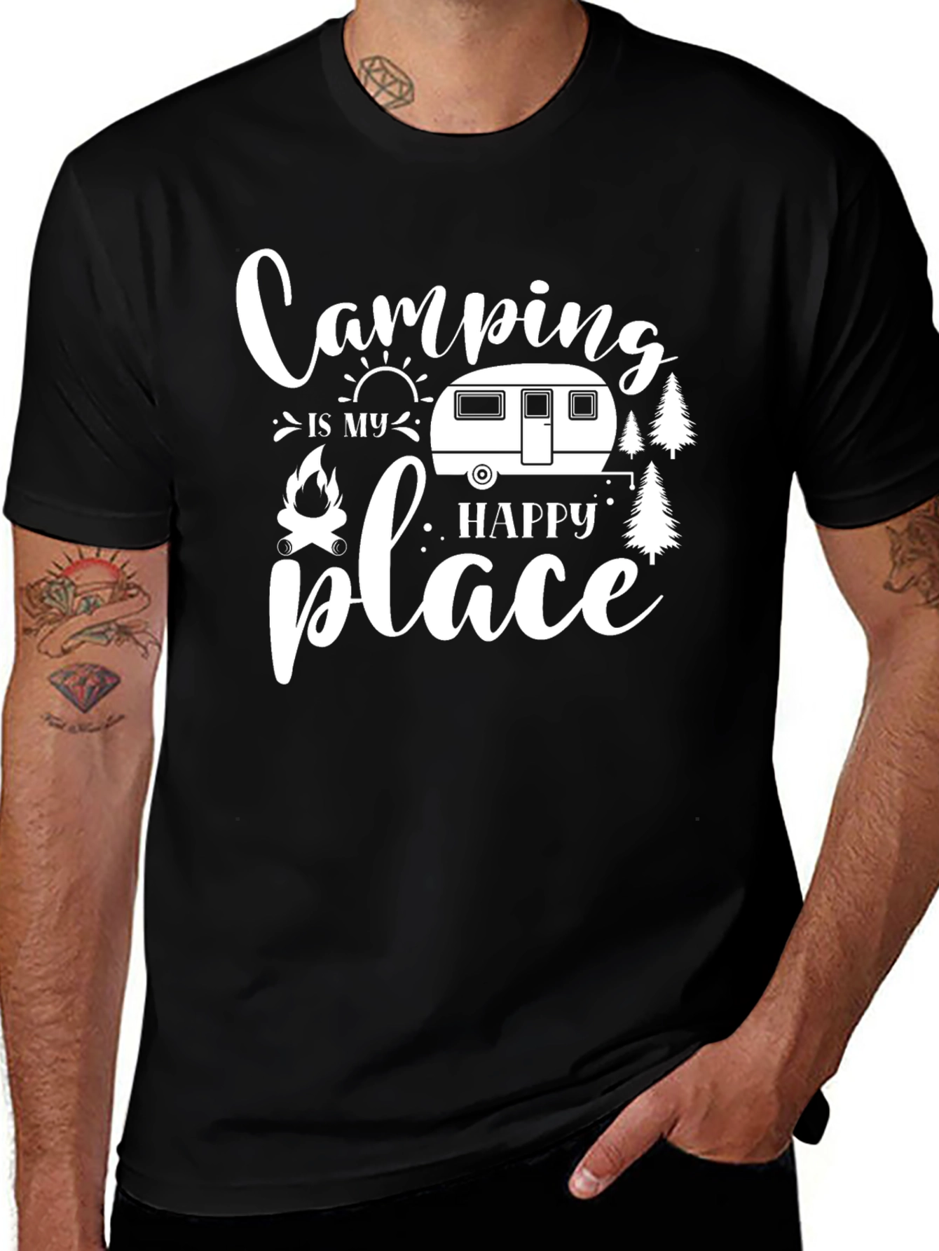 Camping is My Happy Place T-Shirt
