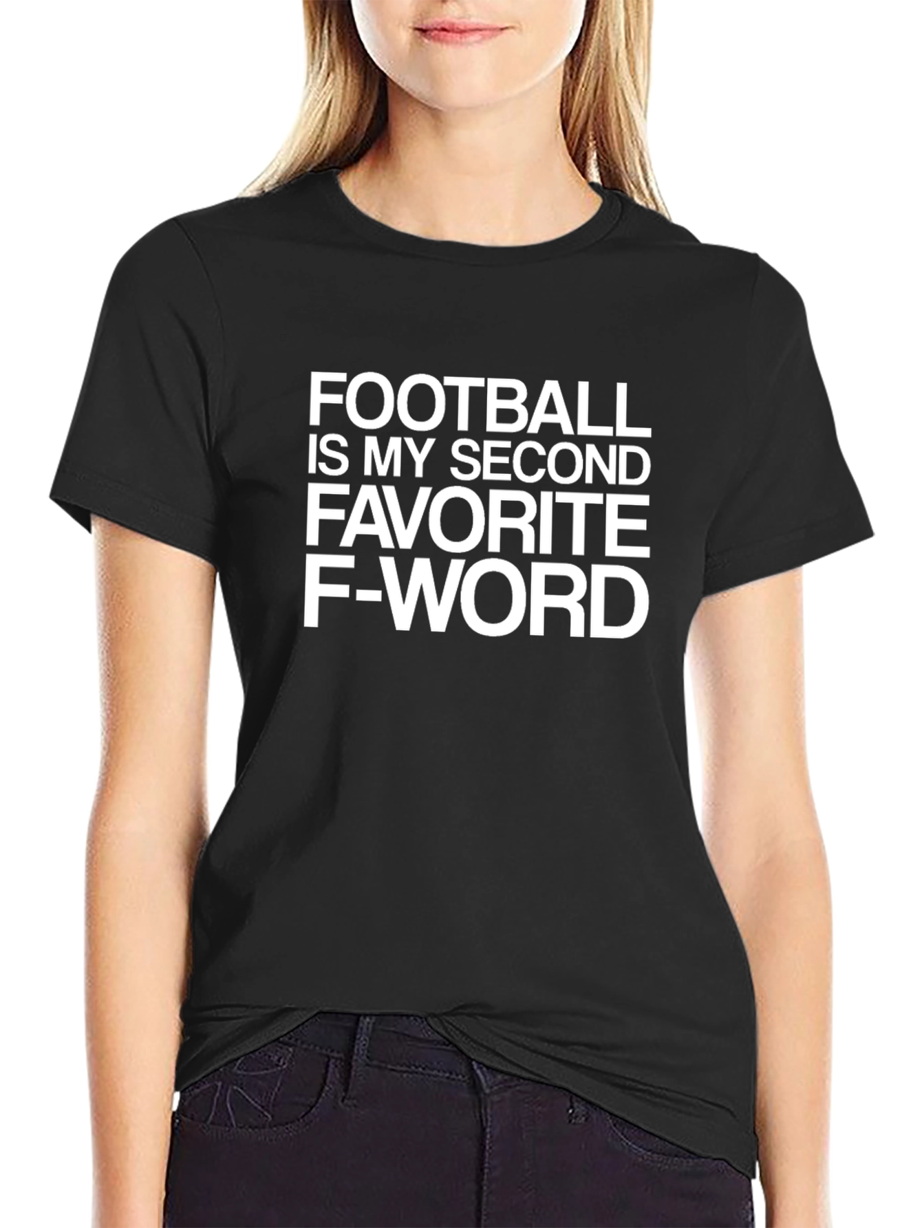 Funny Football T-Shirt Second Favorite F Word