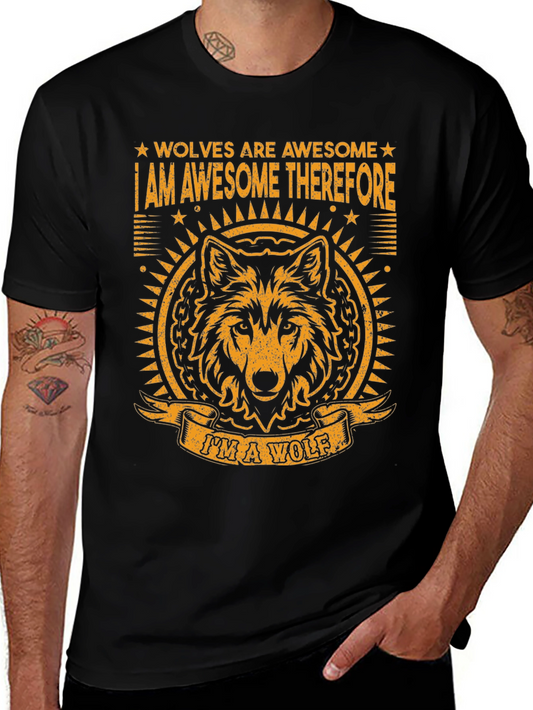 Wolves Are Awesome Graphic Tee