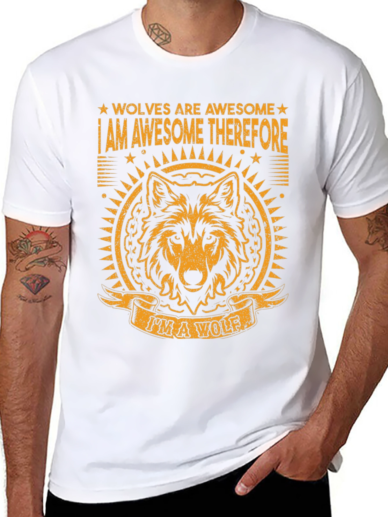 Wolves Are Awesome Graphic Tee