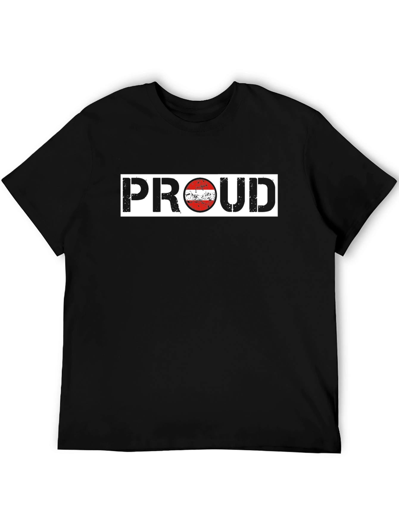 Austria Proud T-Shirt - Black Cotton Tee