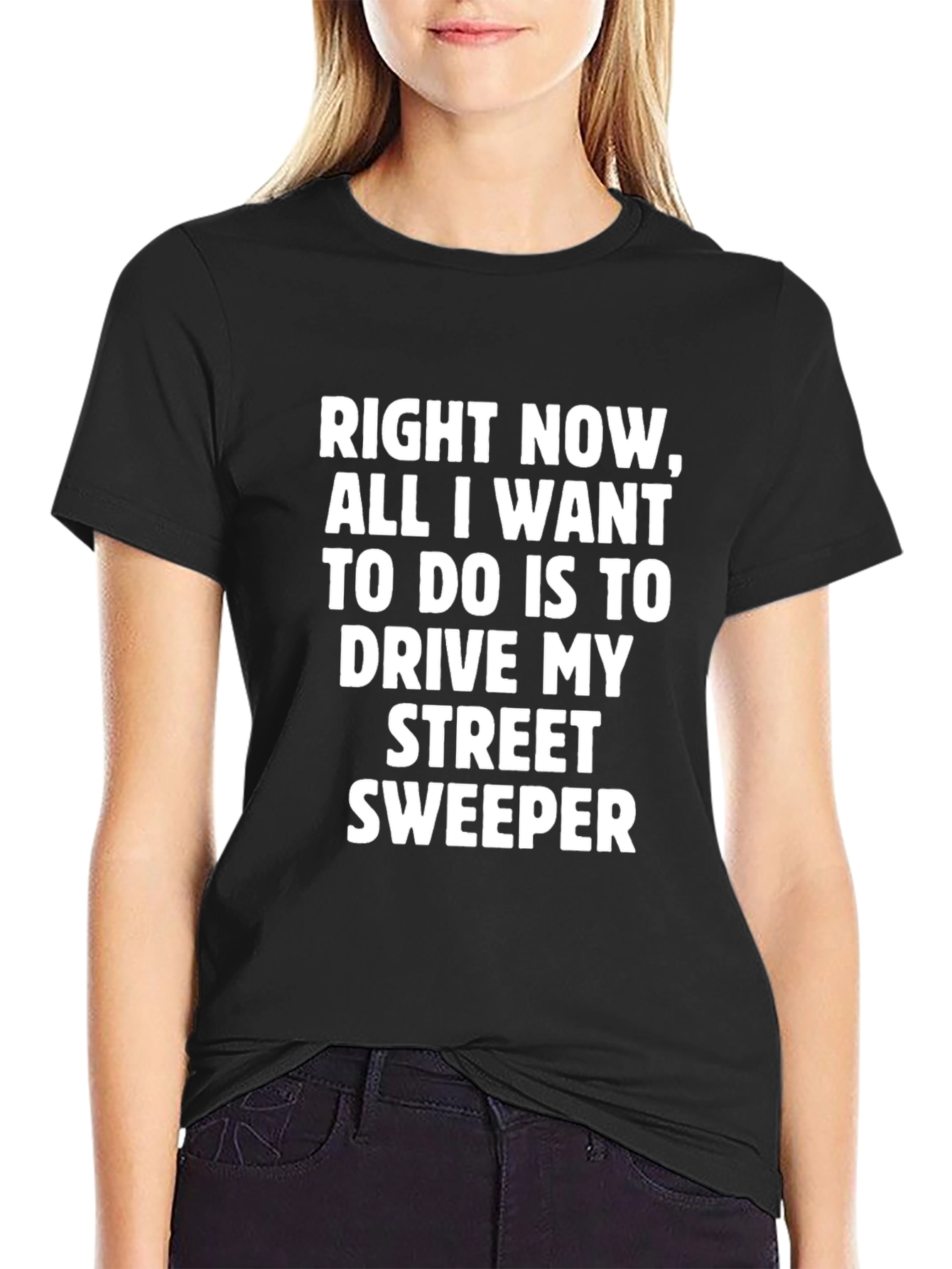 Drive My Street Sweeper Funny Graphic Tee