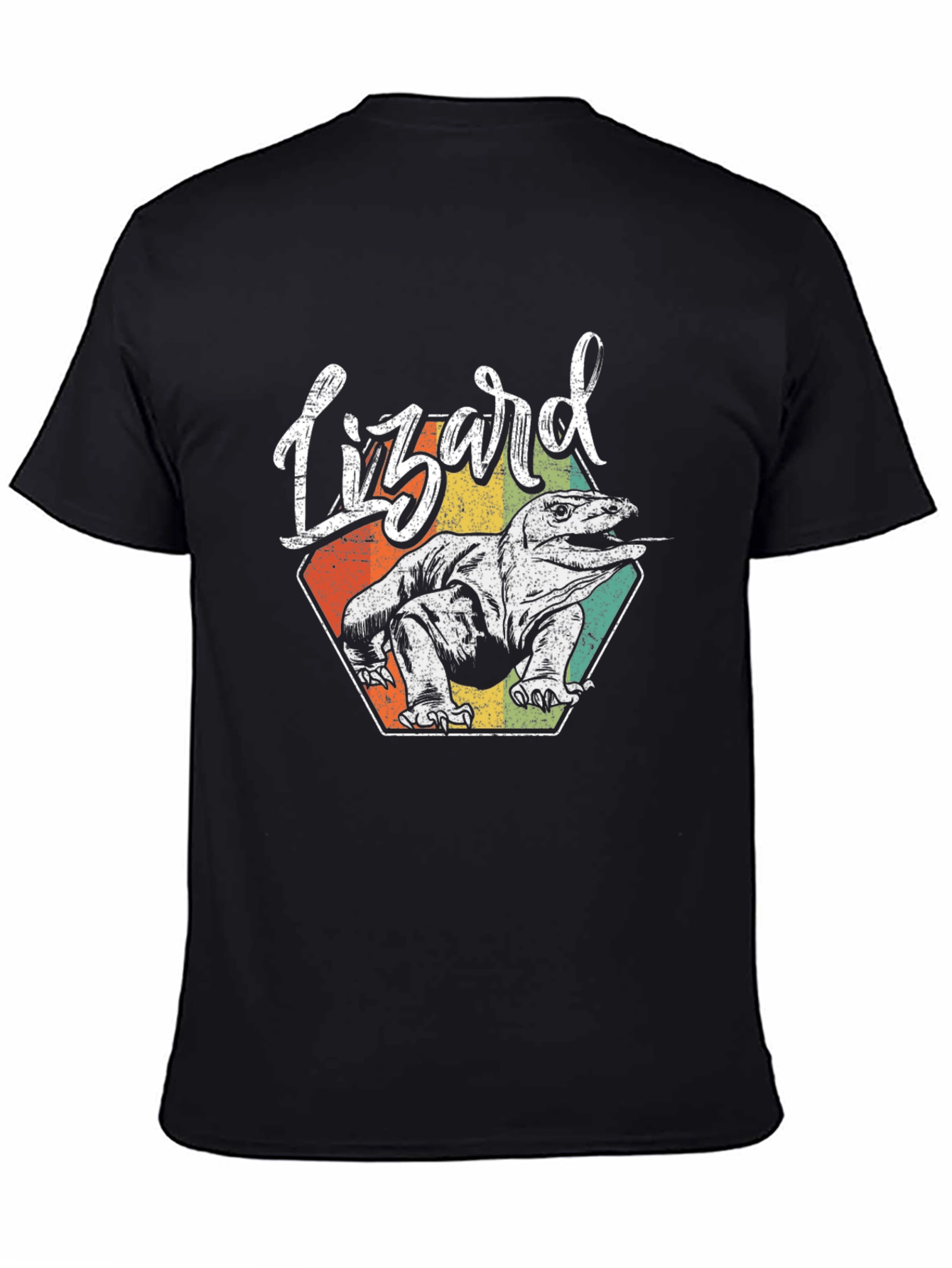 Lizard Graphic Tee - Retro Style Reptile T-Shirt