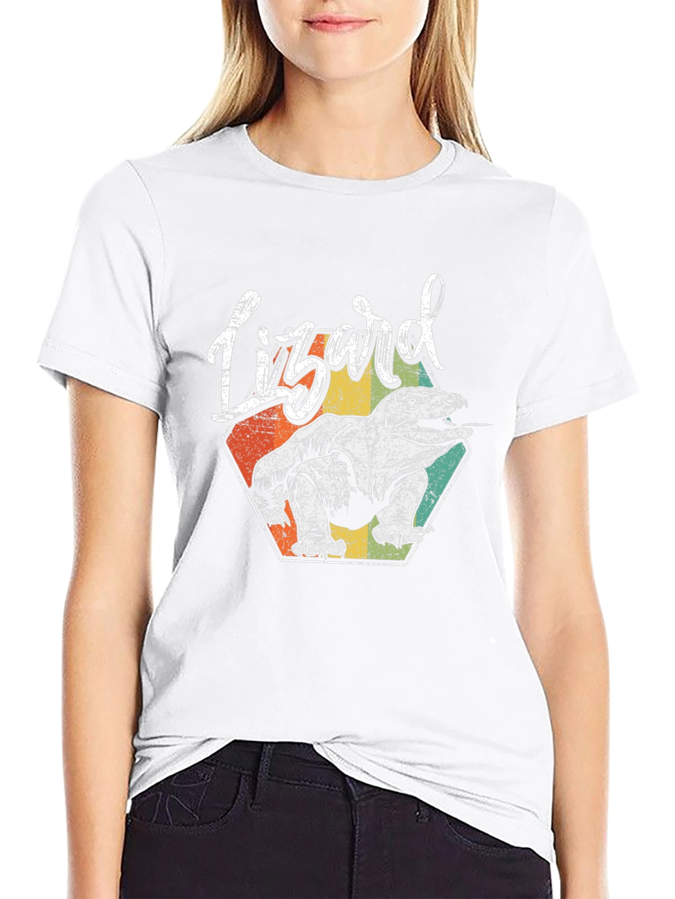 Lizard Graphic Tee - Retro Style Reptile T-Shirt