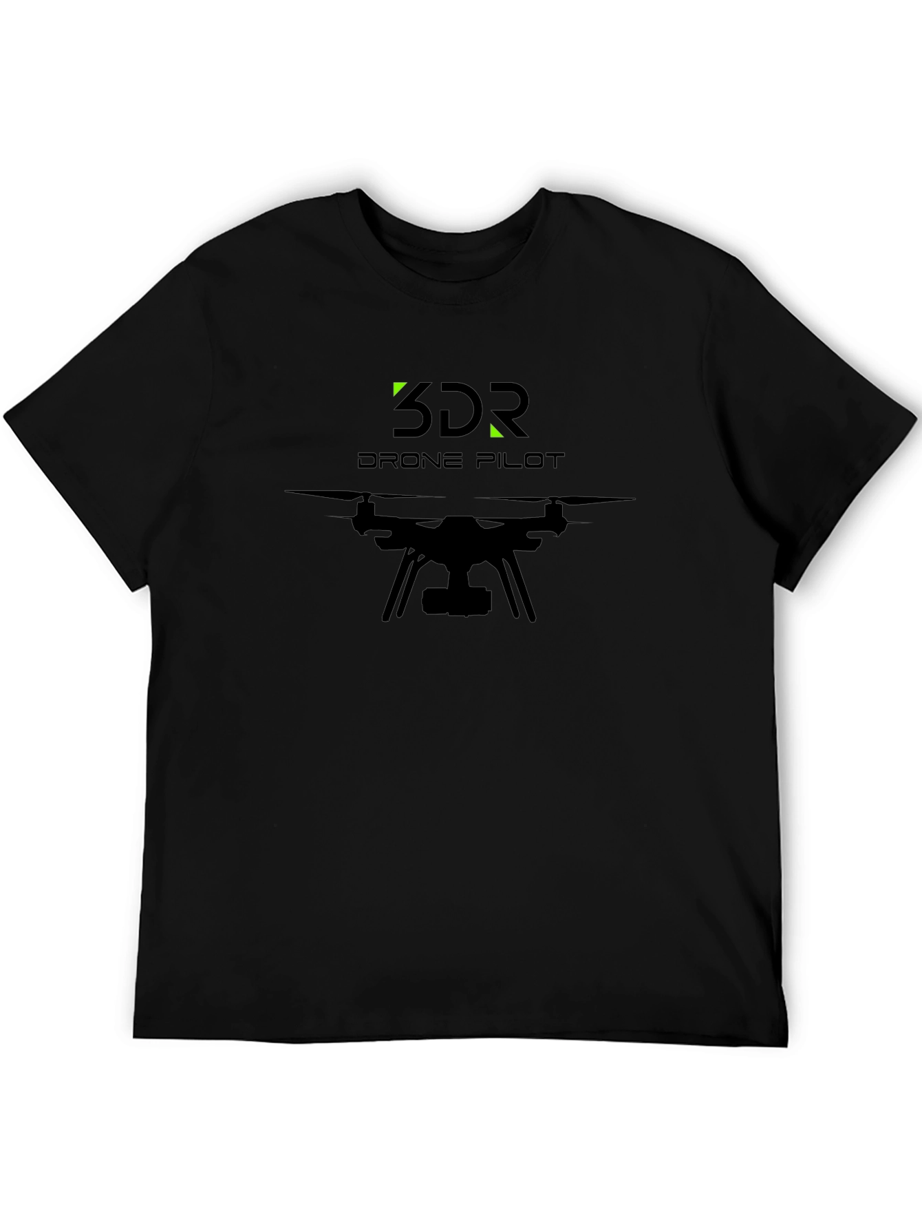 3DR Drone Pilot Black T-Shirt